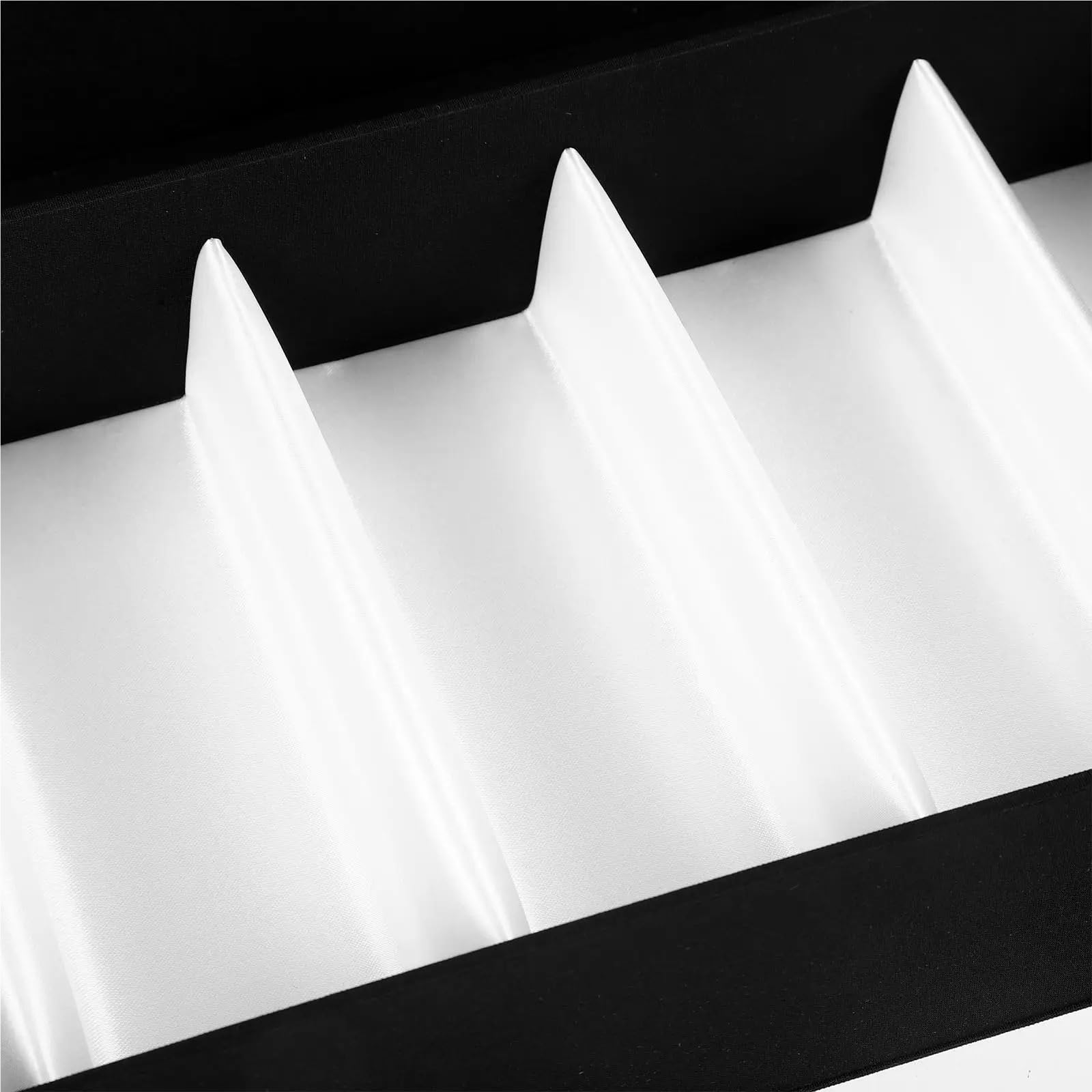Plateau De Rangement Pour Lunettes De Soleil Plateau de rangement noir à cinq compartiments for lunettes soleil avec couvercle, élégant support for, bijoux, étui for, boîte présentation for