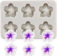 Vista 11 de Molde de caramelo de silicona rosa Mini flor Fondant moldes de chocolate para decoración de pasteles Decoración de cupcakes Pasta de goma