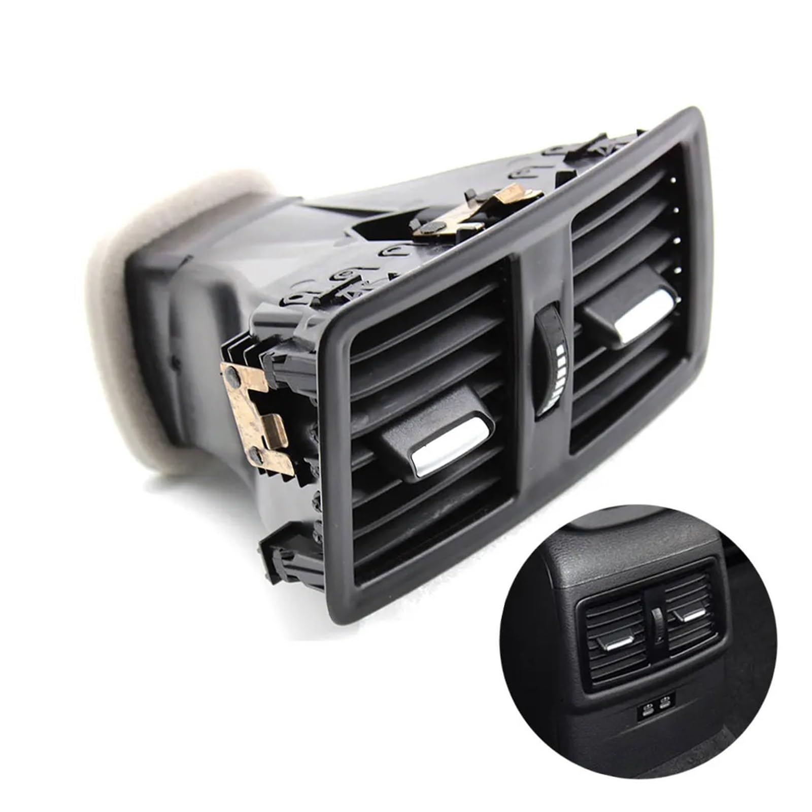 ZHOUKAIDM Air Conditioning Vent Rear Vent Grille Complete Assembly Air Vent Outlet Replacement Fit for BMW X1 X2 Series F52 F48 F49 F39 2016 2017 2018 2019 2020 Durable