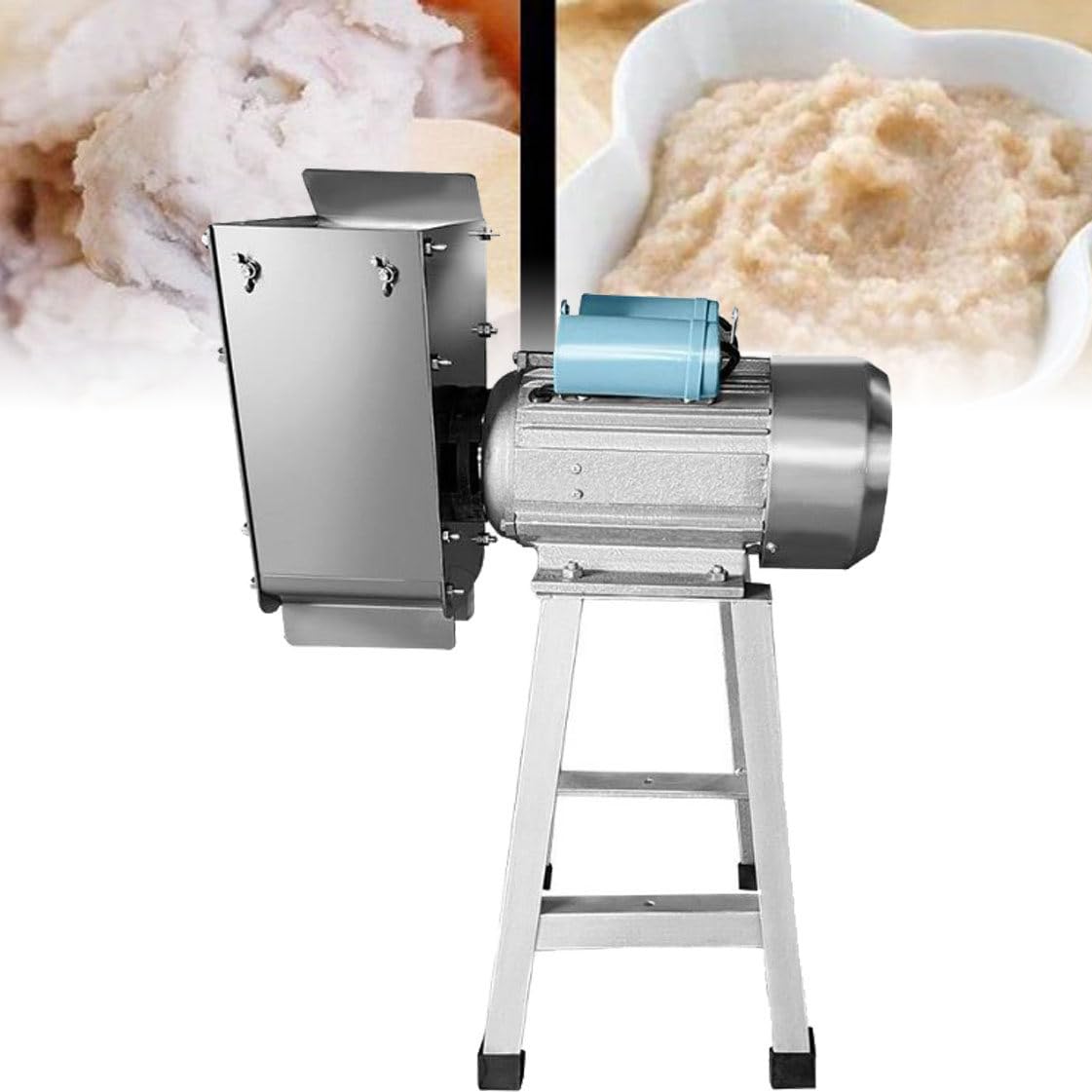 1100 W elektrischer Kartoffelstampfer, Kartoffelpresse-Mahlrad, 100–200 kg/h Leistung, glatt, zart und wohlschmeckend, für Knoblauch, Tomaten