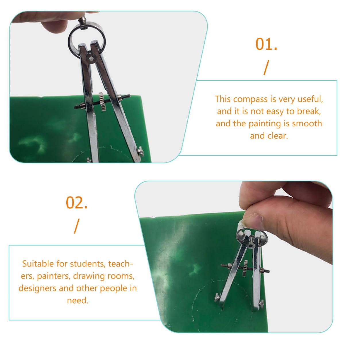 NUOBESTY 5stücke Stainless Steel Für Präzises Zeichnen Und Design Für Schüler Lehrer Und Künstler Leicht Und Tragbar Geeignet Für Schule Und