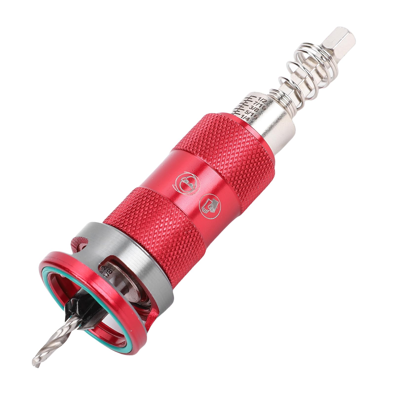JUEGO DE BROCAS AVELLANADORAS BROCA DE PARADA DE PROFUNDIDAD SEMI AUTOMÁTICA VÁSTAGO HEXAGONAL PARA CARPINTERÍA DE 82 GRADOS