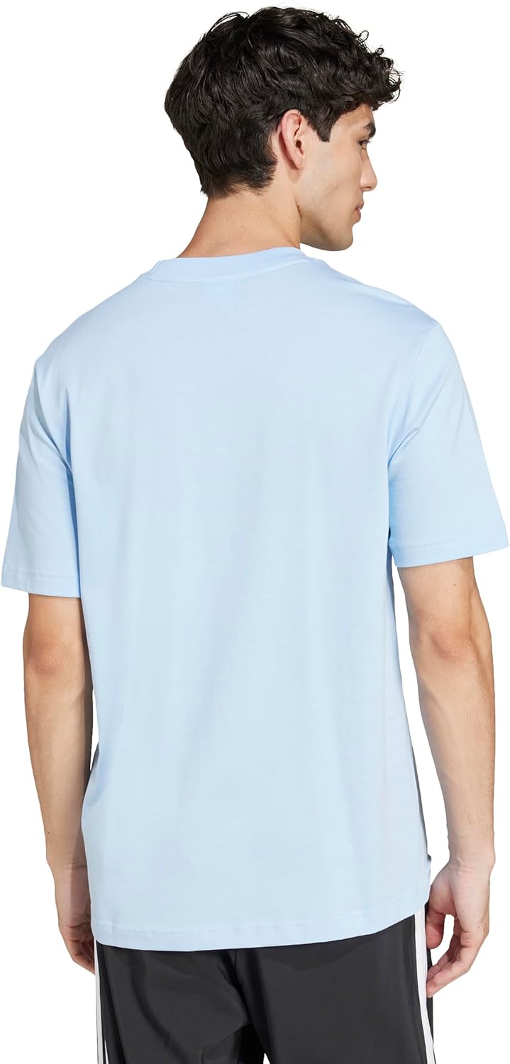 Adidas Mens Essentials Small Logo Single Jersey T-Shirt - Image 2