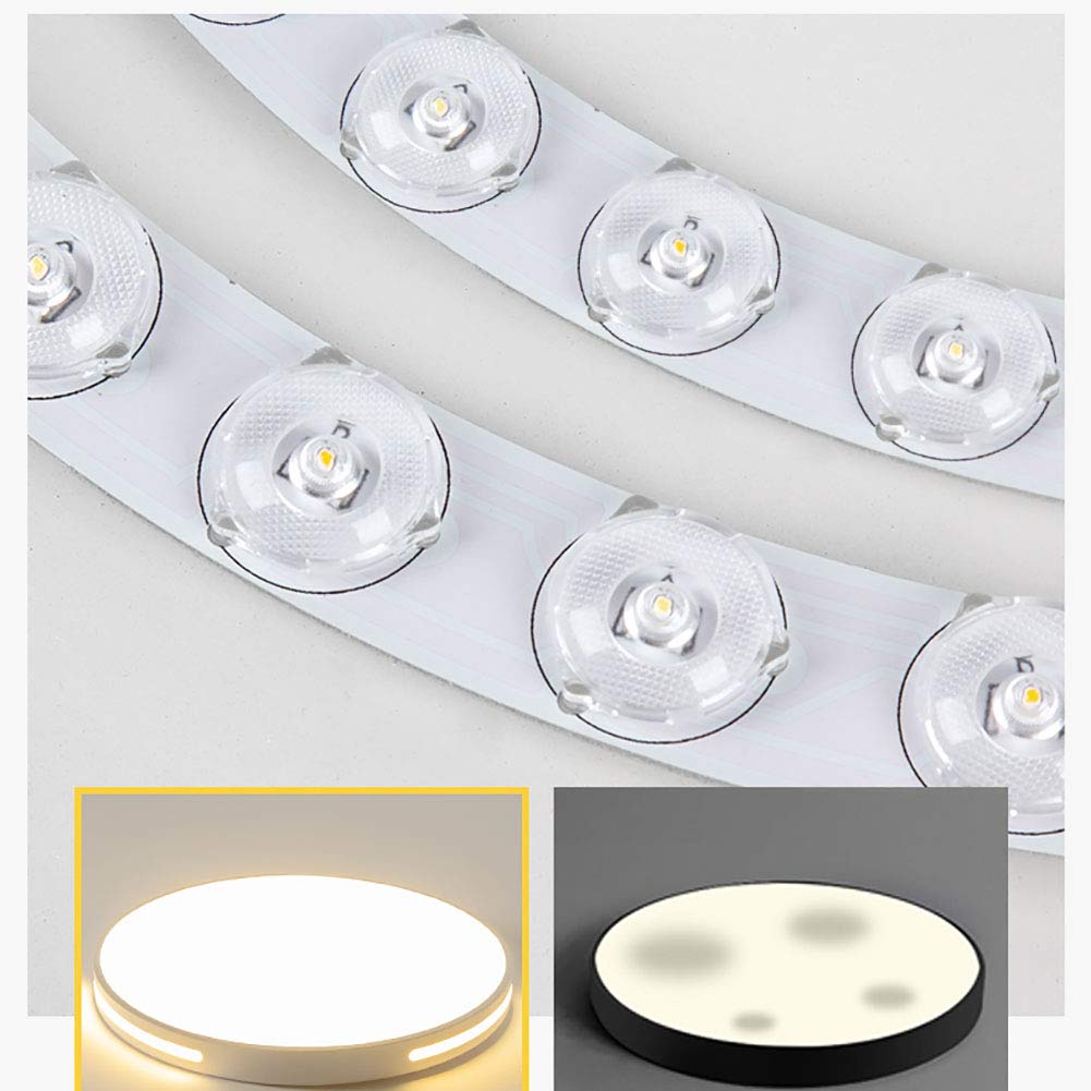 Luz Del Dormitorio,Salón Habitación Para Niños Luz De La Sala De Estar Princesa,Niñas Luz De Dormitorio,Led Simple Moderno Redondo Luz De Techo,Comedor Luz,Luz De La Habitación,Luz-Cambio de luz de tr