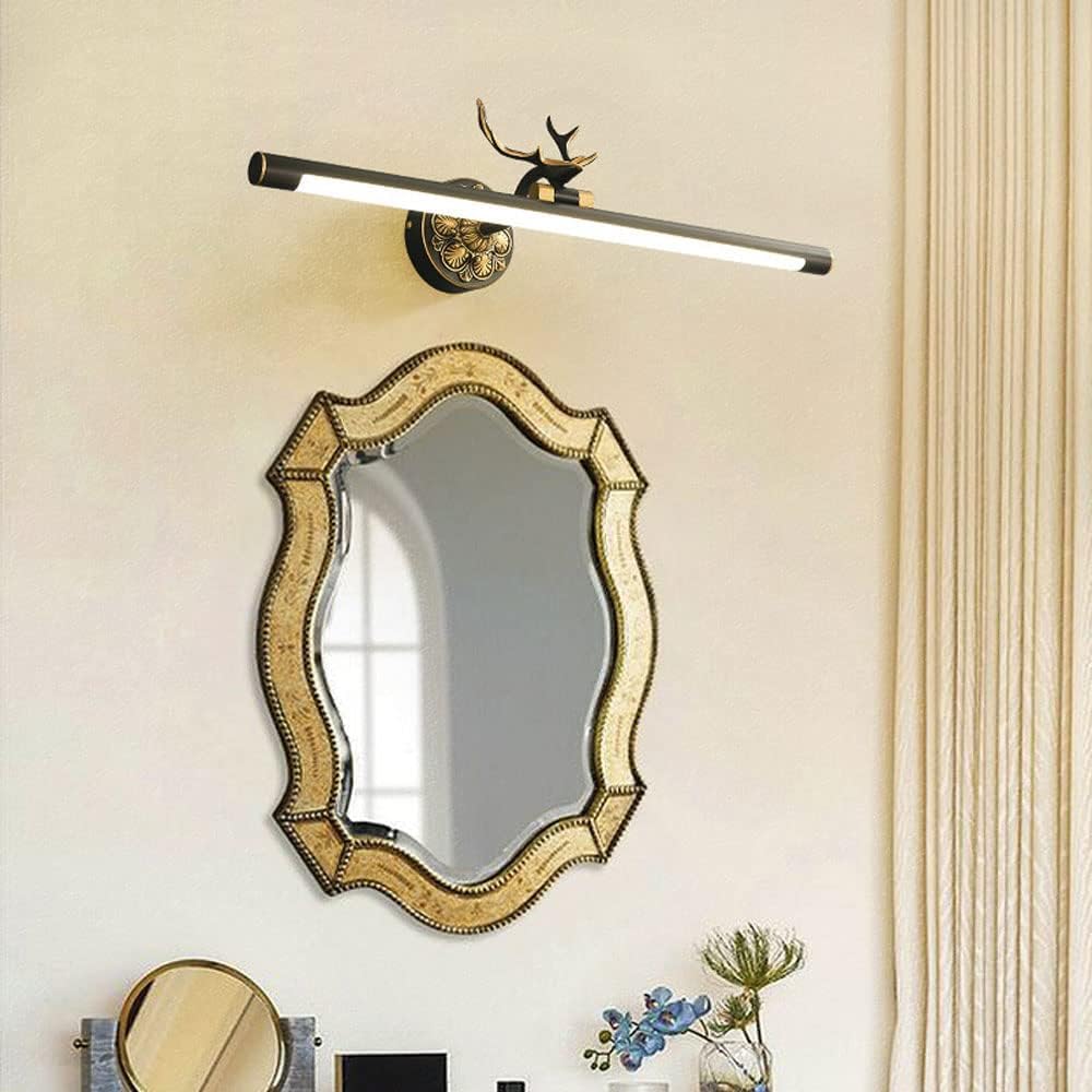 Lampada da toletta Compatible with fattoria, illuminazione regolabile, lampade rustiche Compatible with specchio bagno, applique parete,Lusso