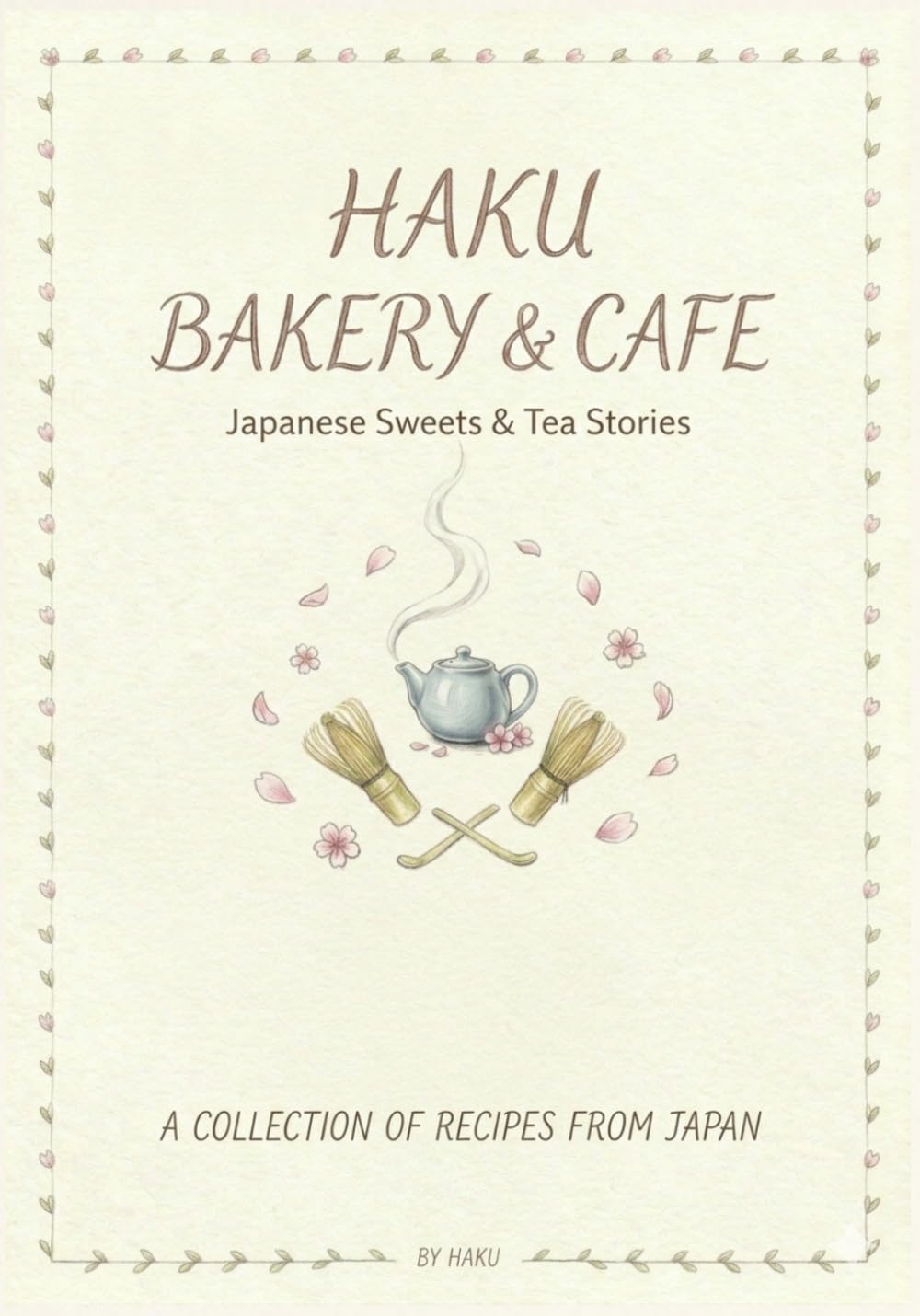 HAKU CAFE & BAKERY: Japanese Sweets & Tea Stories: A Collection of 10 Seasonal Recipes
