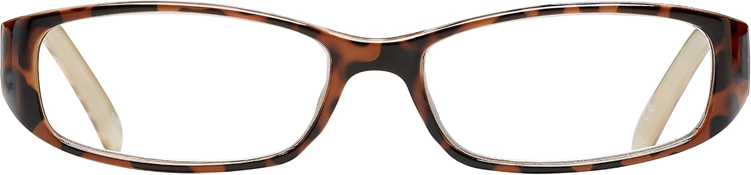 SAV Eyewear (Select-A-Vision) Victoria Klein Crystals Fashion Rectangular Reading Glasses 9092R Demi, 2.75 - Image 2