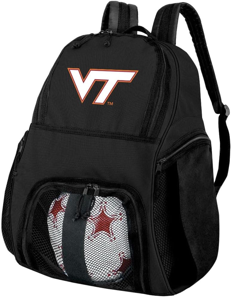 Broad Bay Virginia Tech Soccer Backpack or Virginia Tech Volleyball Bag for Practice Gear