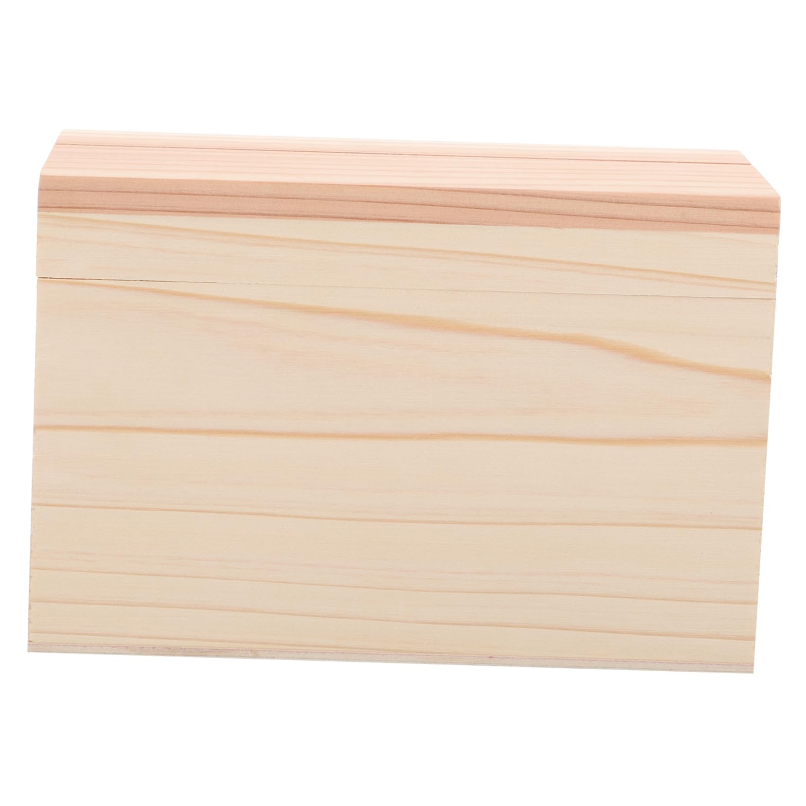 HOMOCONO Household Wooden Storage Box for Tickets Recipe Cards Multi-functional Organizer Smooth Finish for Desk Home Use for Concert Events Storage