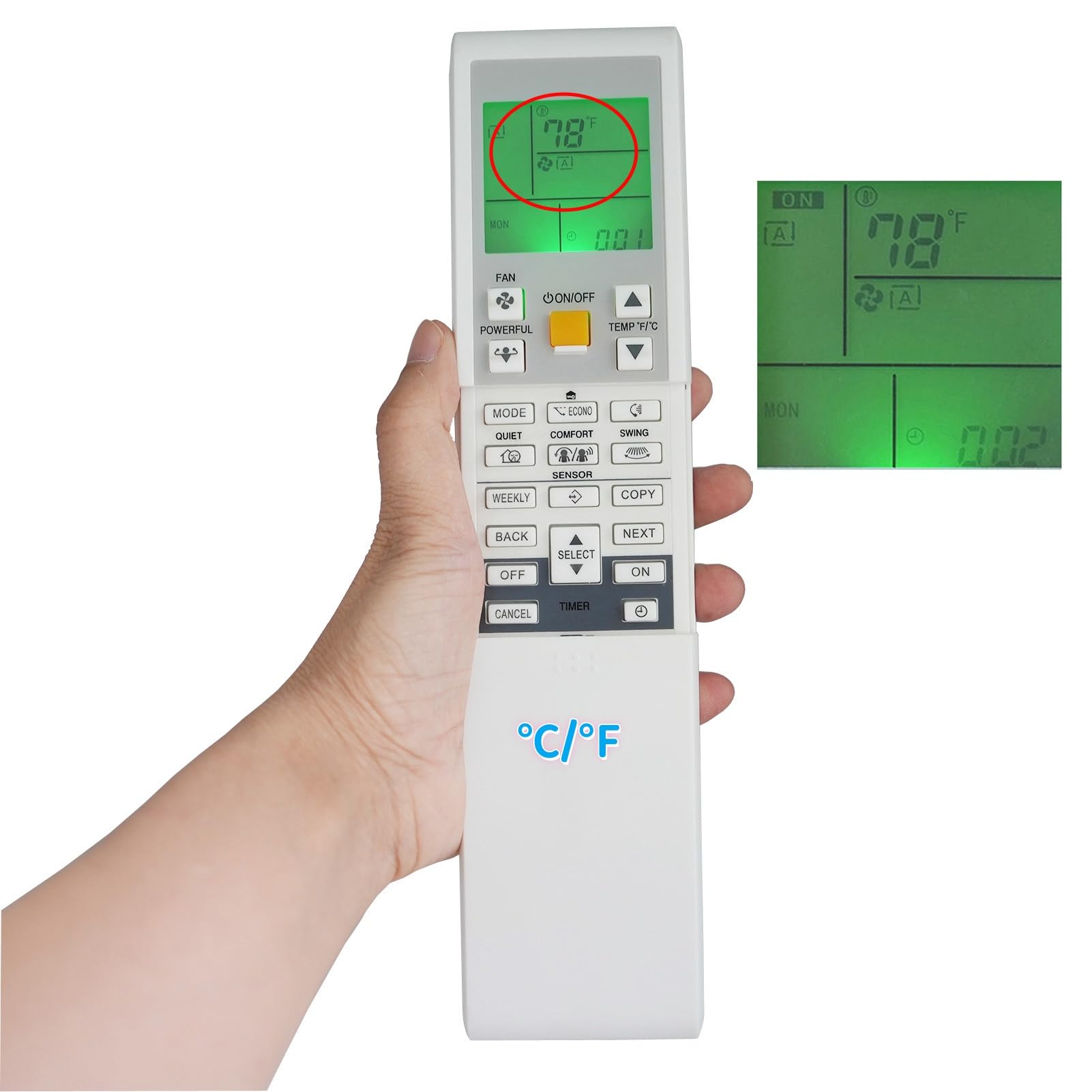 Amazon.com: Replacement Remote Control for DAIKIN AC Air