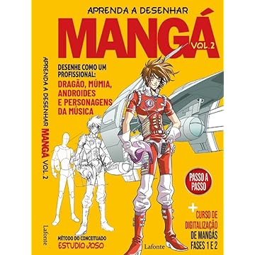 Capa do livro Aprenda a desenhar Mangá- vol 2