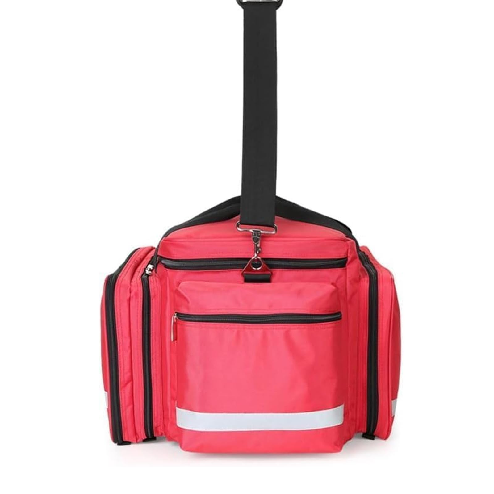Bolsa de rescate de emergencia, bolsa de primeros auxilios con separadores interiores y ribete reflectante, fácil de almacenar para primeros auxilios, atención médica en el hogar, estudiantes de