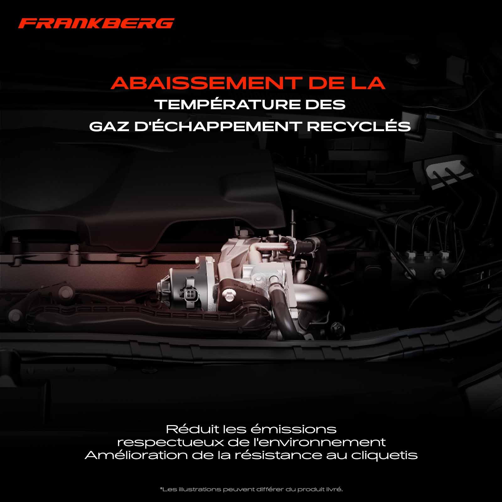 Frankberg Tuyau de raccordement EGR 04L131521BH | Compatible avec: T.r.a.n.s.p.o.r.t.e.r VI Fourgon SGA SGH SHA SHH