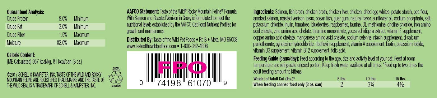 rocky mountain taste of the wild