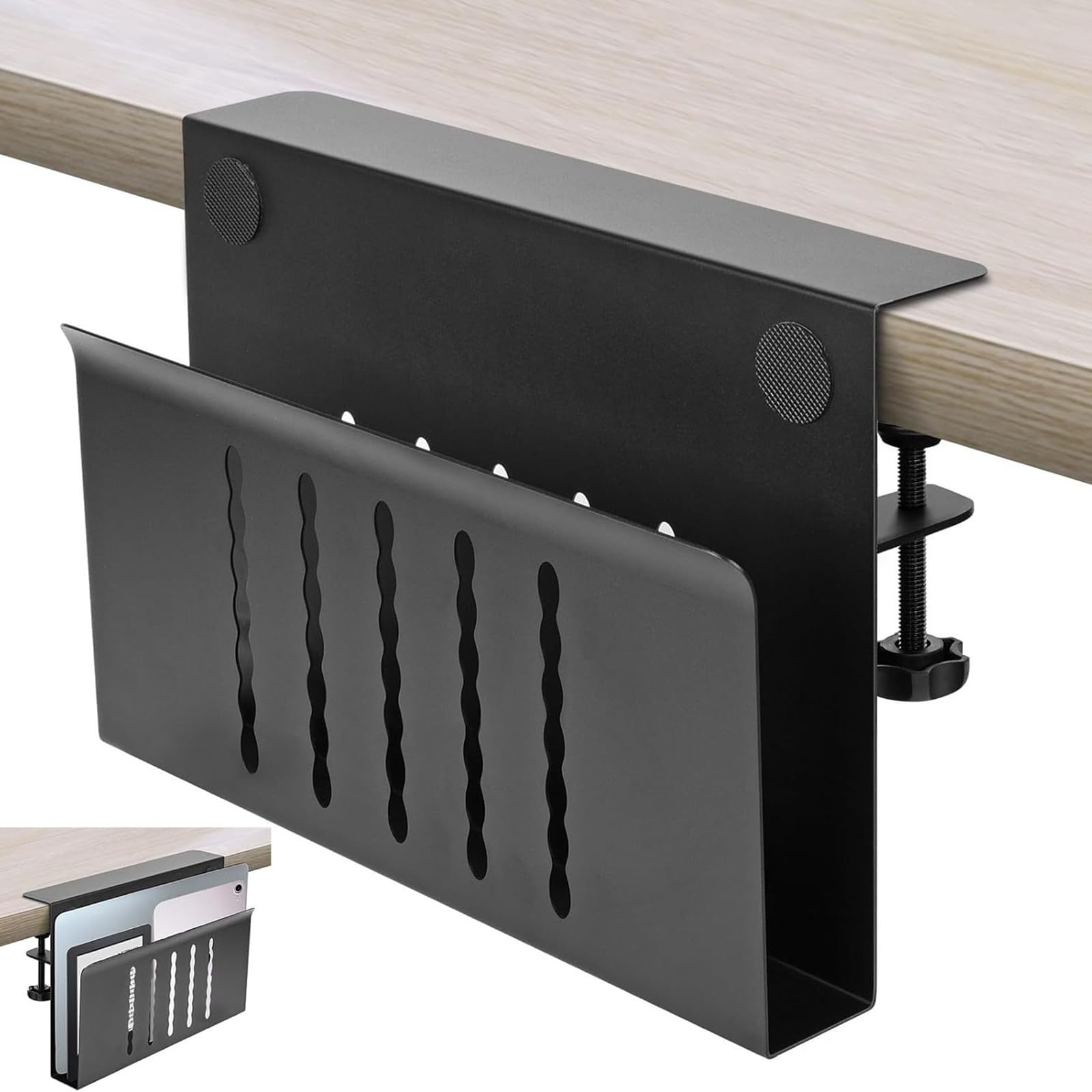 Rialzi ergonomici per laptop, supporto per notebook in alluminio leggero con design di raffreddamento per scrivania comoda organizzazione scrivania ufficio organizzazione