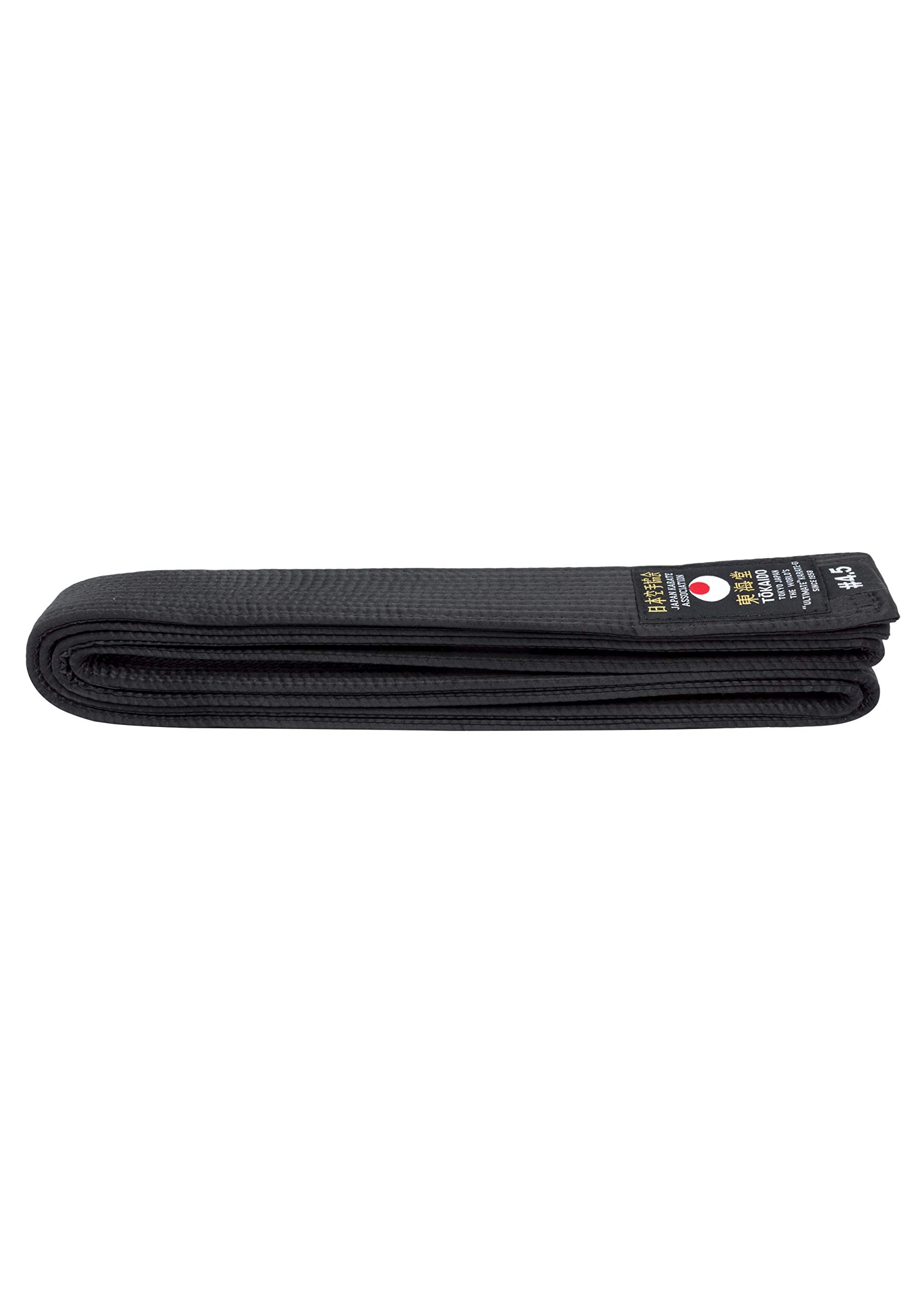 Karate Tokaido - Cintura in Finta Seta, Colore: Nero