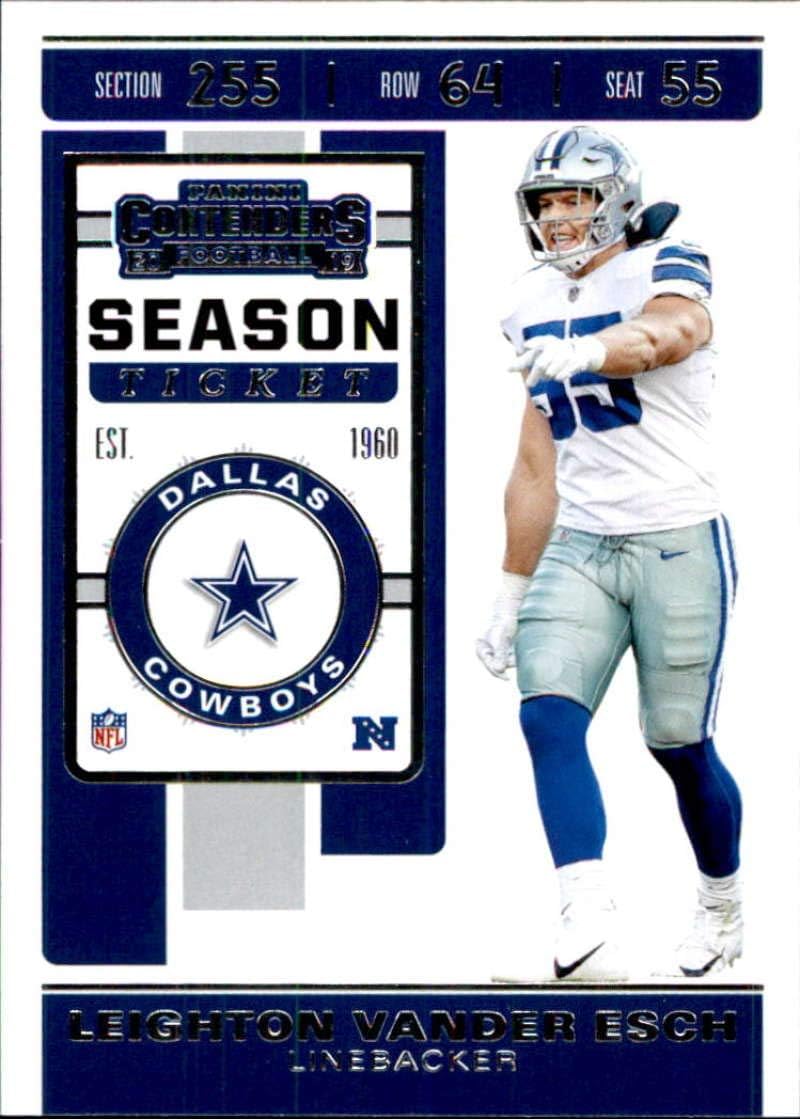 2019 Panini Contenders #56 Leighton Vander Esch Dallas Cowboys Football Card