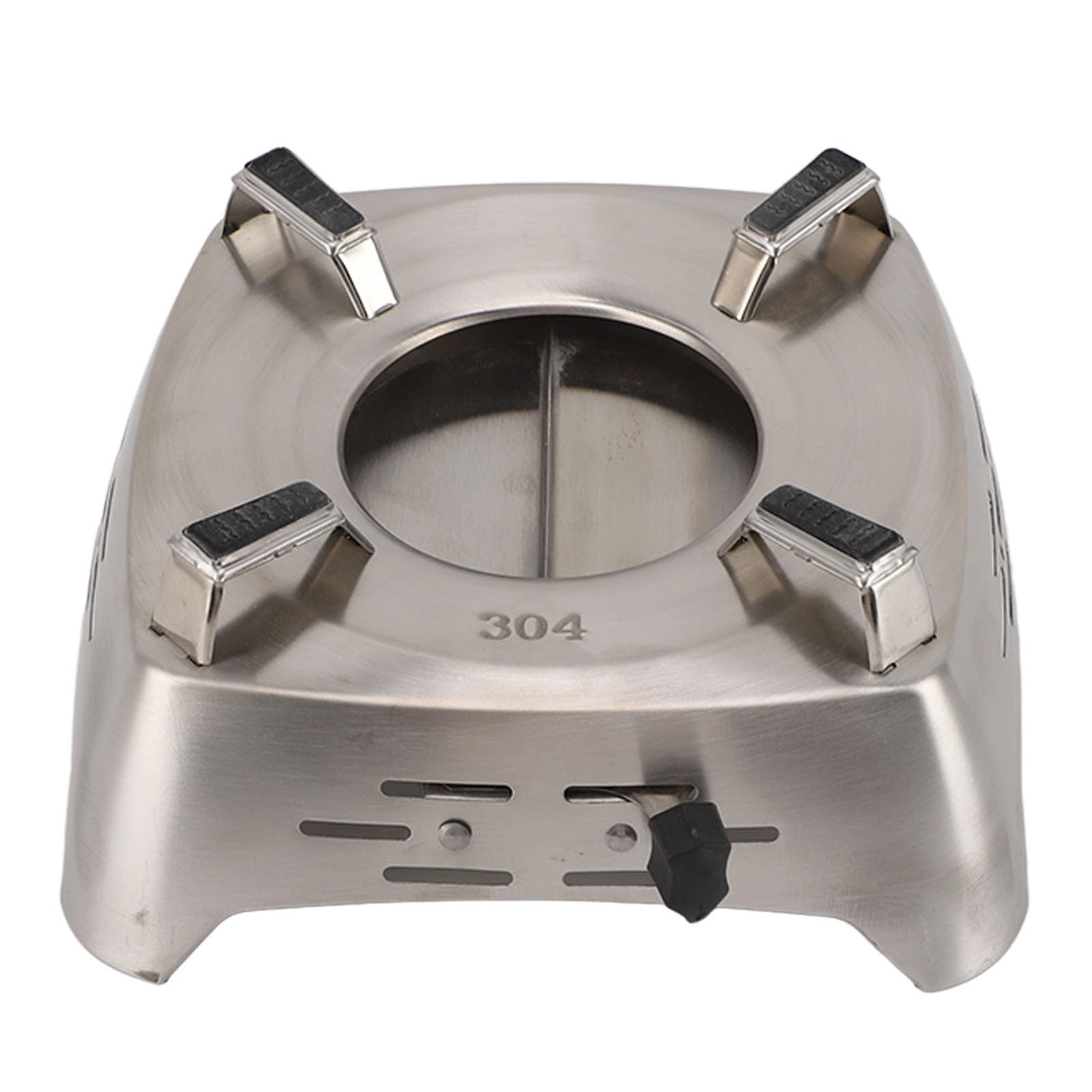 Syrisora Drawer Type Alcohol Burner One Piece Stainless Steel Sliding Adjustment Fire Drawer Structure Camping Stove for Outdoor