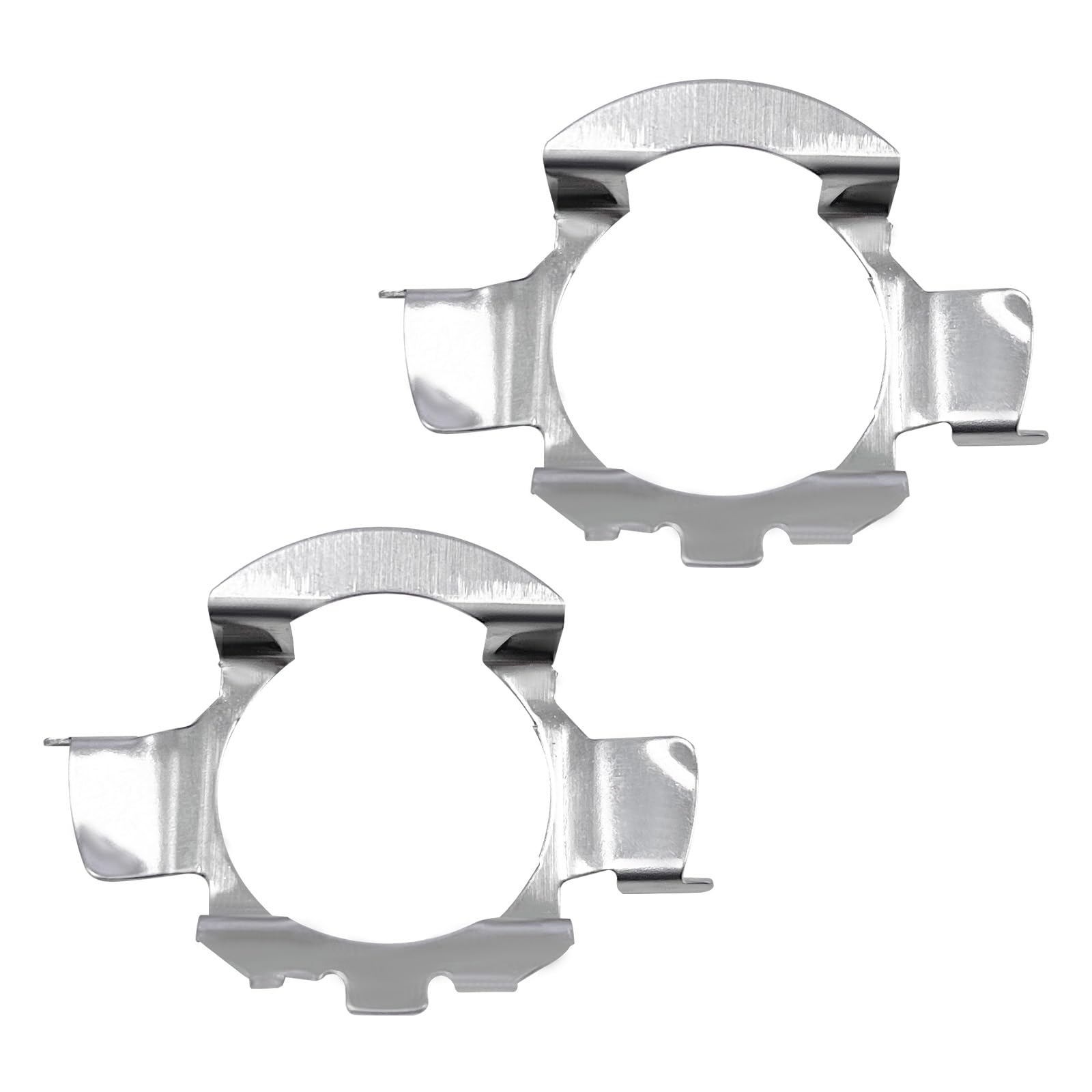 povtii 1 Pair Car H7 LED Headlight Bulb Adapter, Auto H7 LED Headlamp Bulb Base Holder Socket Retainer, H7 Adapter Holders Compatible with A3 A4 X5 E-Class Regal, Car Accessories