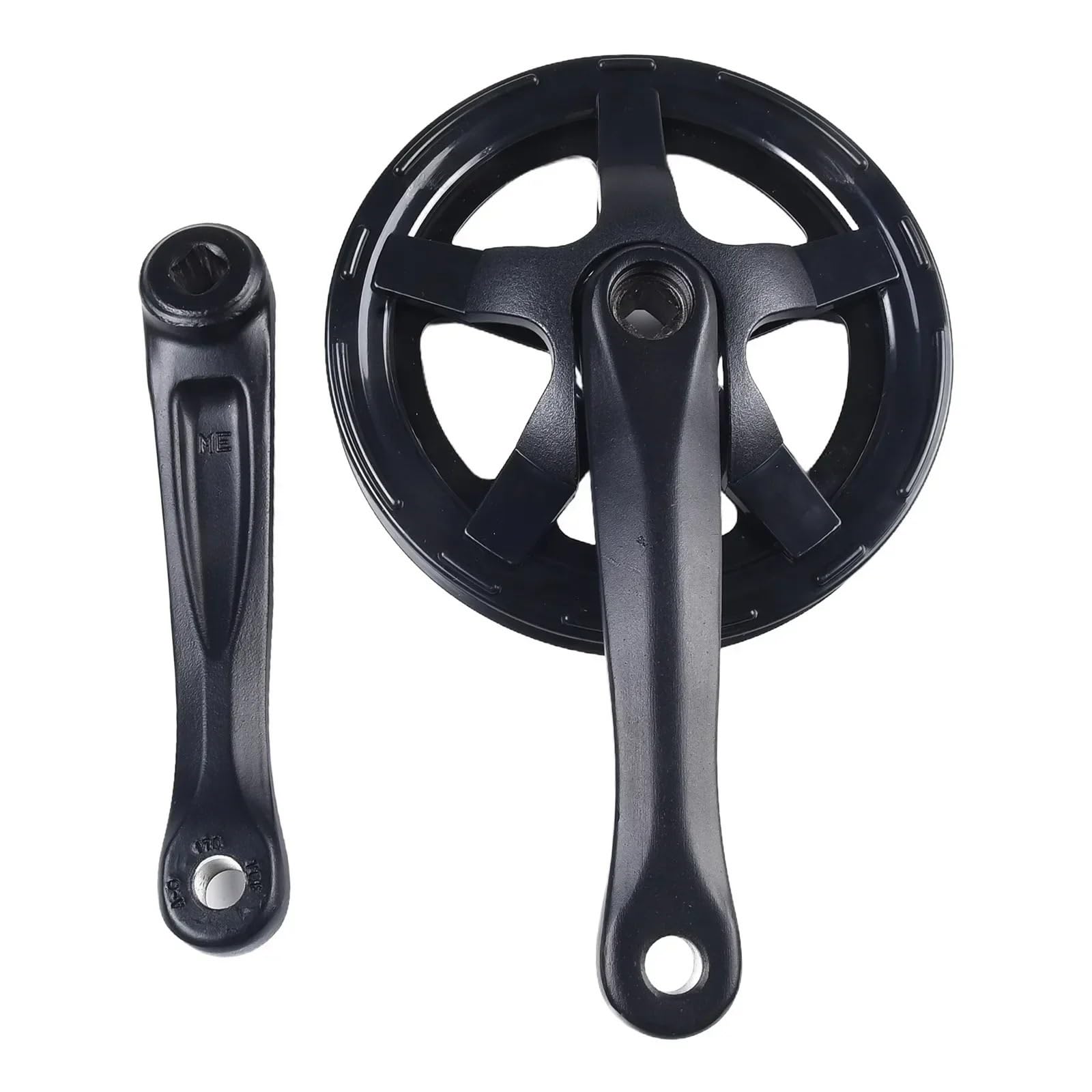 Set di guarnitura per mountain bike Pedivella Bici Guarnitura Strada Elettrica 52T Nero Buona Compatibilità Per Mountain Bike Bicicletta Da Strada