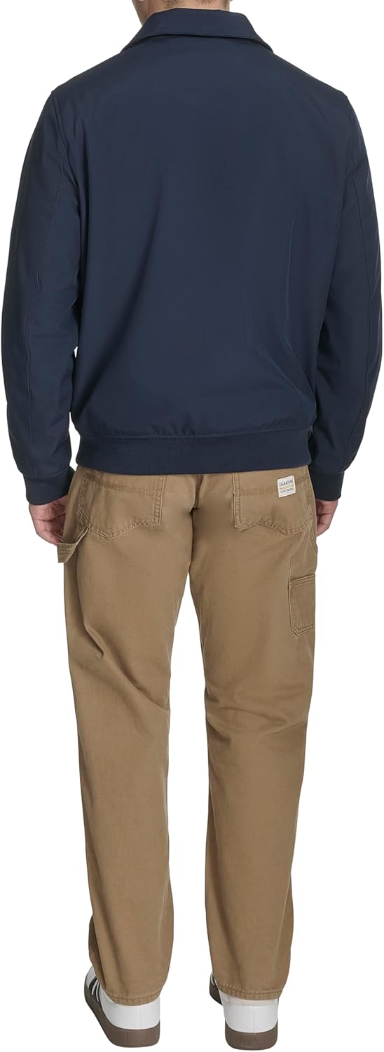 Levi's Men's Lightweight Softshell Varsity Rib Knit Bomber Jacket - Image 3