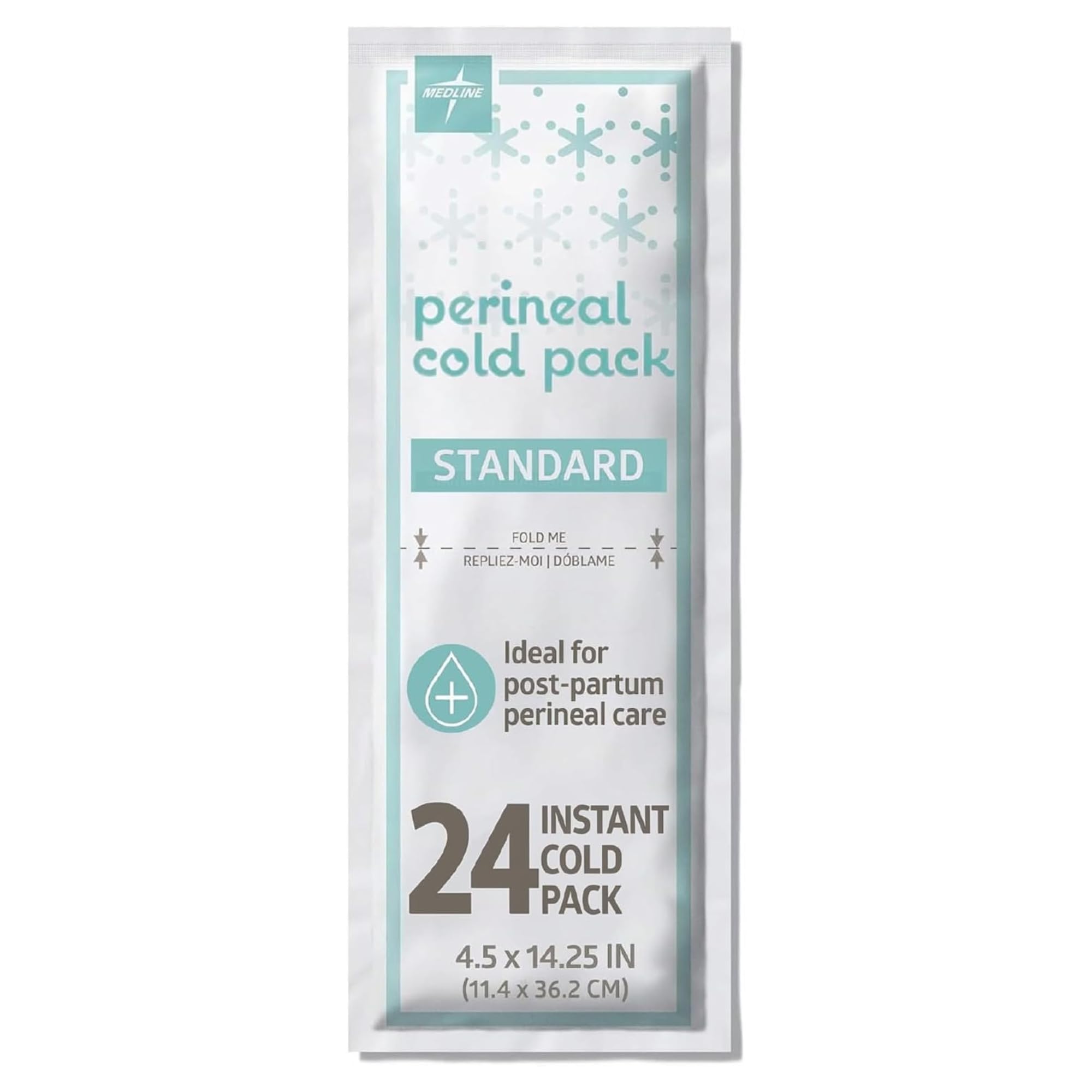 Photo 1 of Medline Perineal Cold Packs with Adhesive Strip - 24 Count