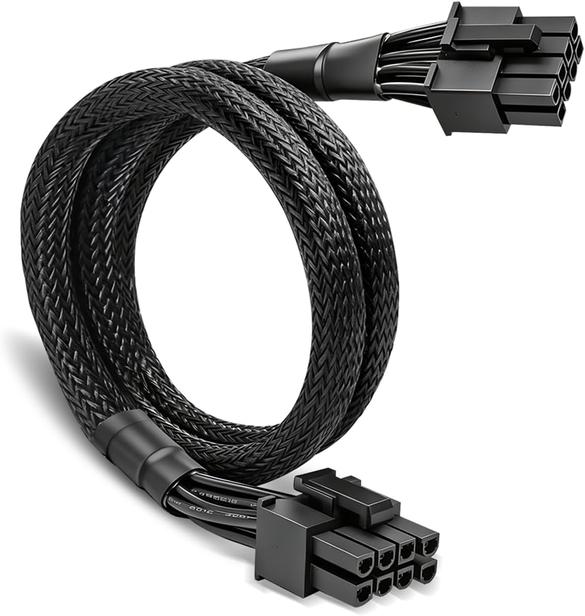 PCIE Cable ONLY for MSI MAG A850GL A750GL & MPG A850G A1000G Power Supplies, ATX 3.0, PSU 8 Pin Male to PCIe 8 Pin (6+2) Male Power Supply Sleeved Cable for MSI MAG A850GL A750GL Power Supply