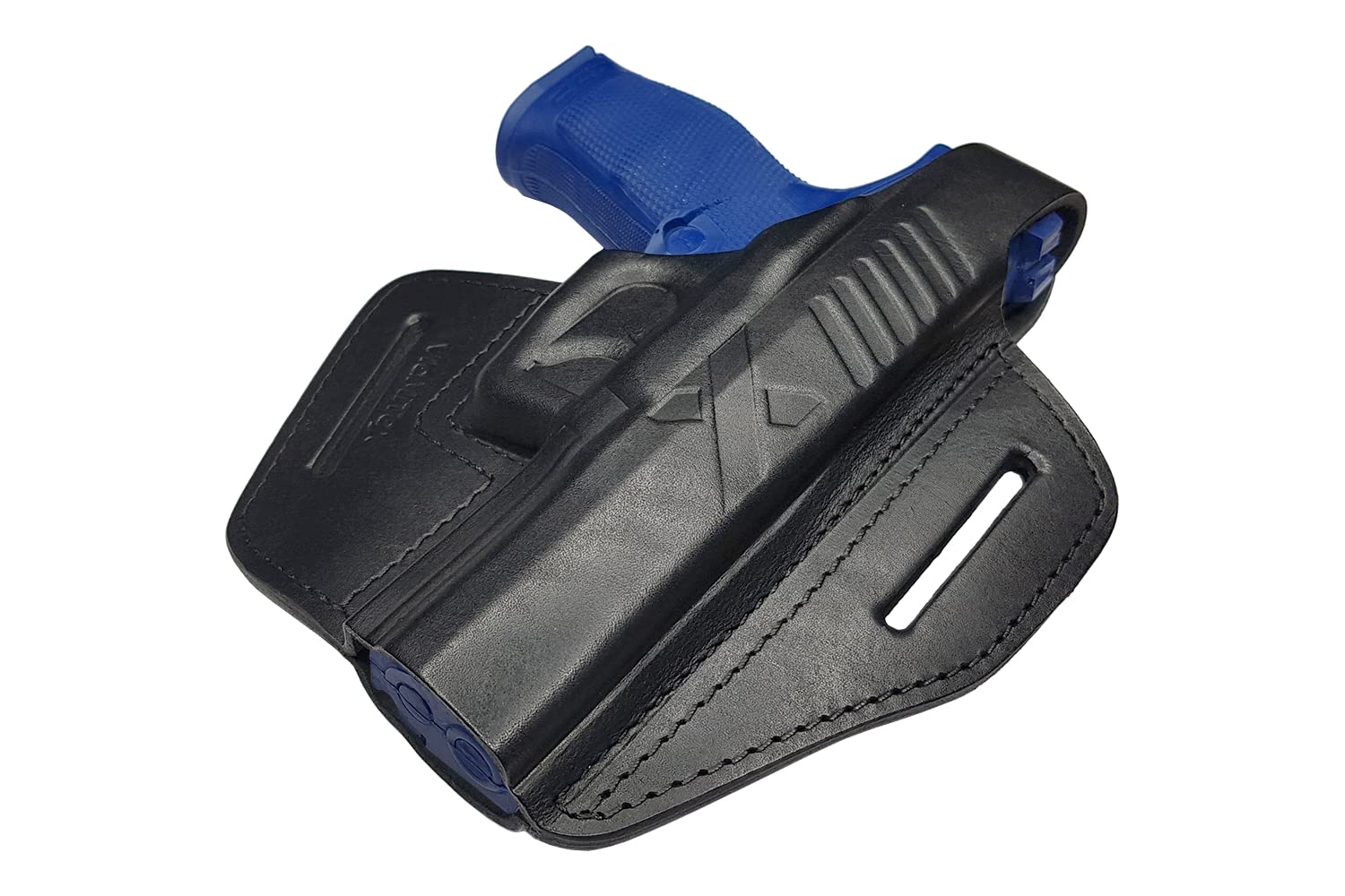 VlaMiTex B8 Leder Gürtel Holster für Walther PDP Lauf 4,5 Zoll
