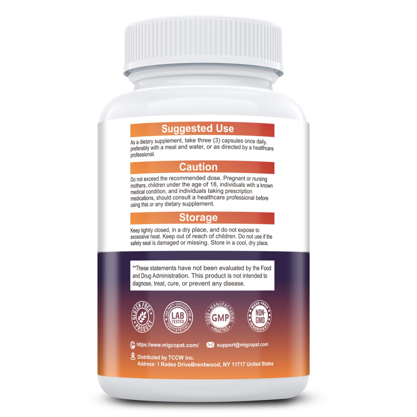 Migcopat R Alpha Lipoic Acid 600mg for Neuropathy Support, 120 Capsules — Amazon image 11