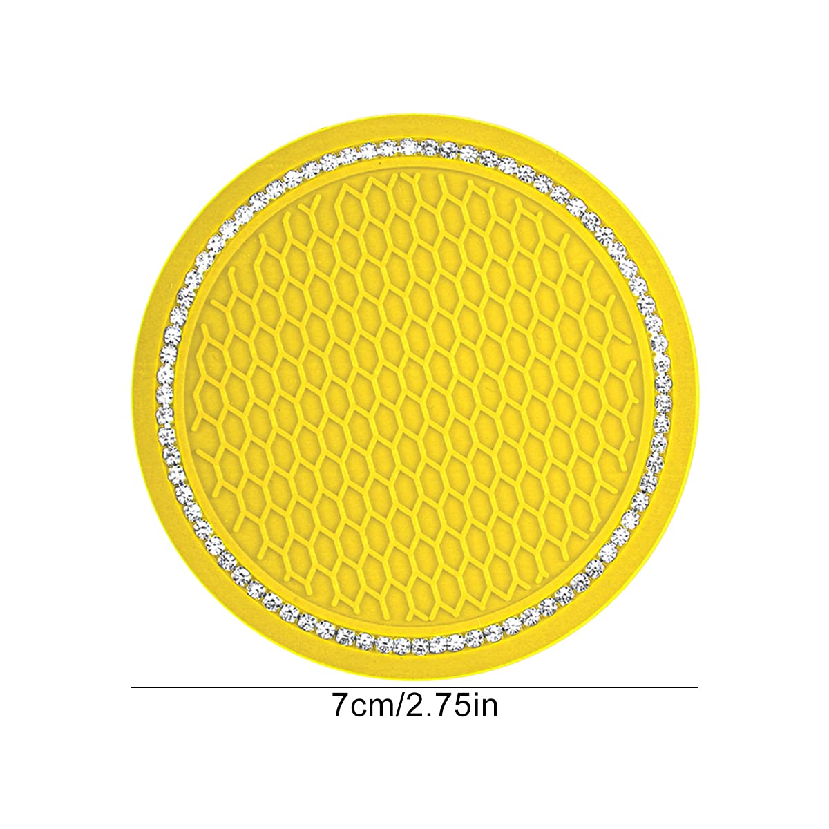 Sottobicchieri Auto In Silicione - Set Da 2 Pezzi, Antiscivolo, Universali, Nero - Foto 10