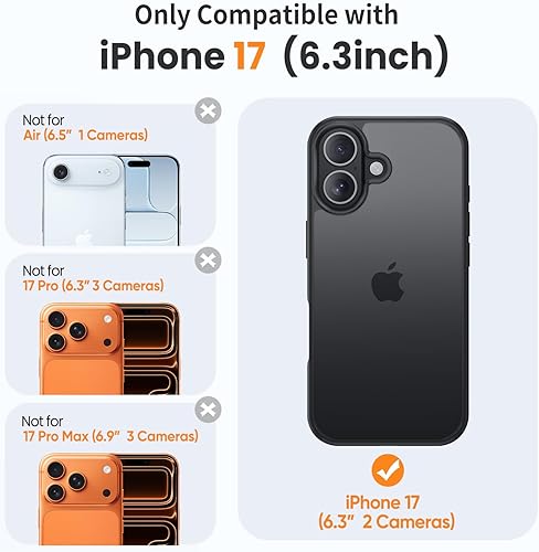 Miniatura 37 de Funda para iPhone 12, a prueba de golpes, para iPhone 12 Pro, protección contra caídas de grado militar, parte trasera dura, delgada, translúcida