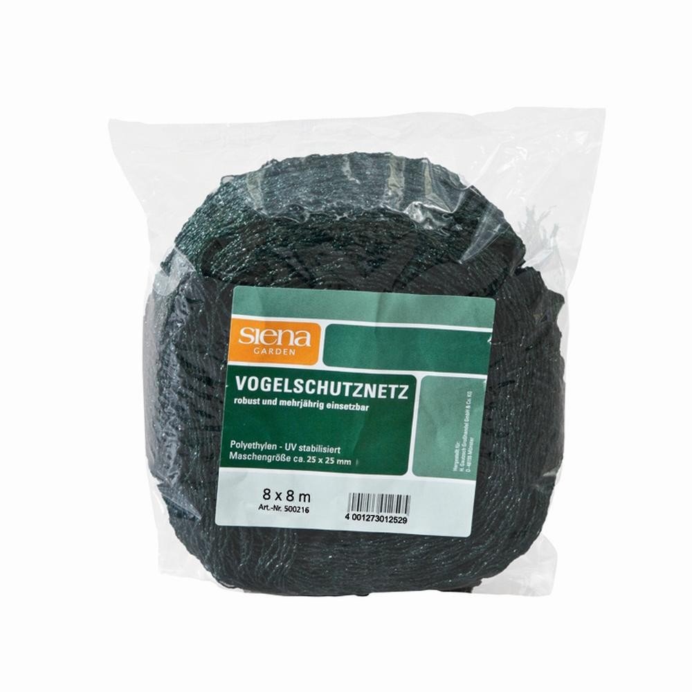 Star Siena Garten 500216 Rete antiuccelli 8x8 m Colore: Verde [Importato