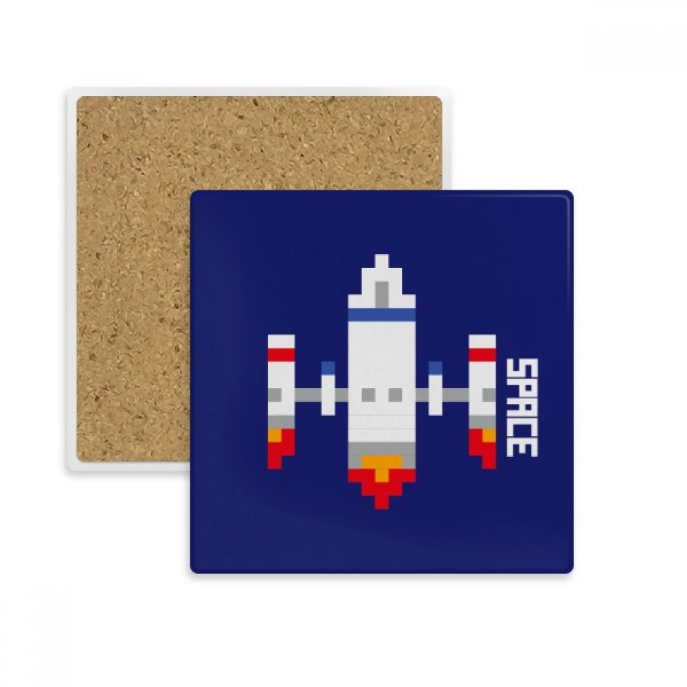 Dessous de verre univers multicolor pixel pour mug tasse et verre à boisson