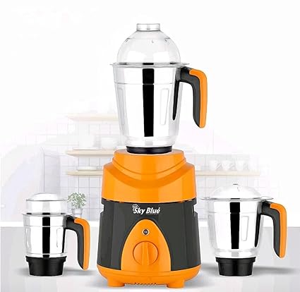 SKYBLUE HERO 1HP 3 JAR MIXER GRINDER WITH 2 YEAR WARRANTY