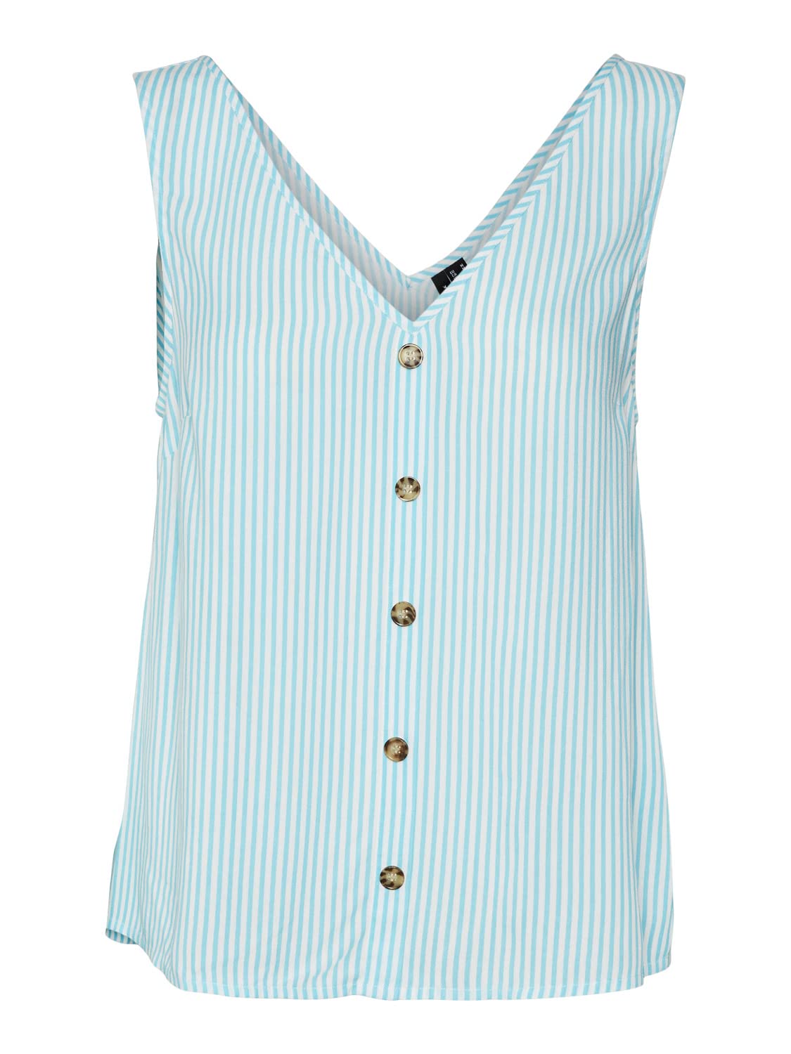 Vero Moda Vmbumpy SL Top Wvn Noos Mujer