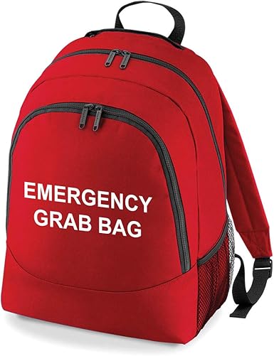 red emergency backpack