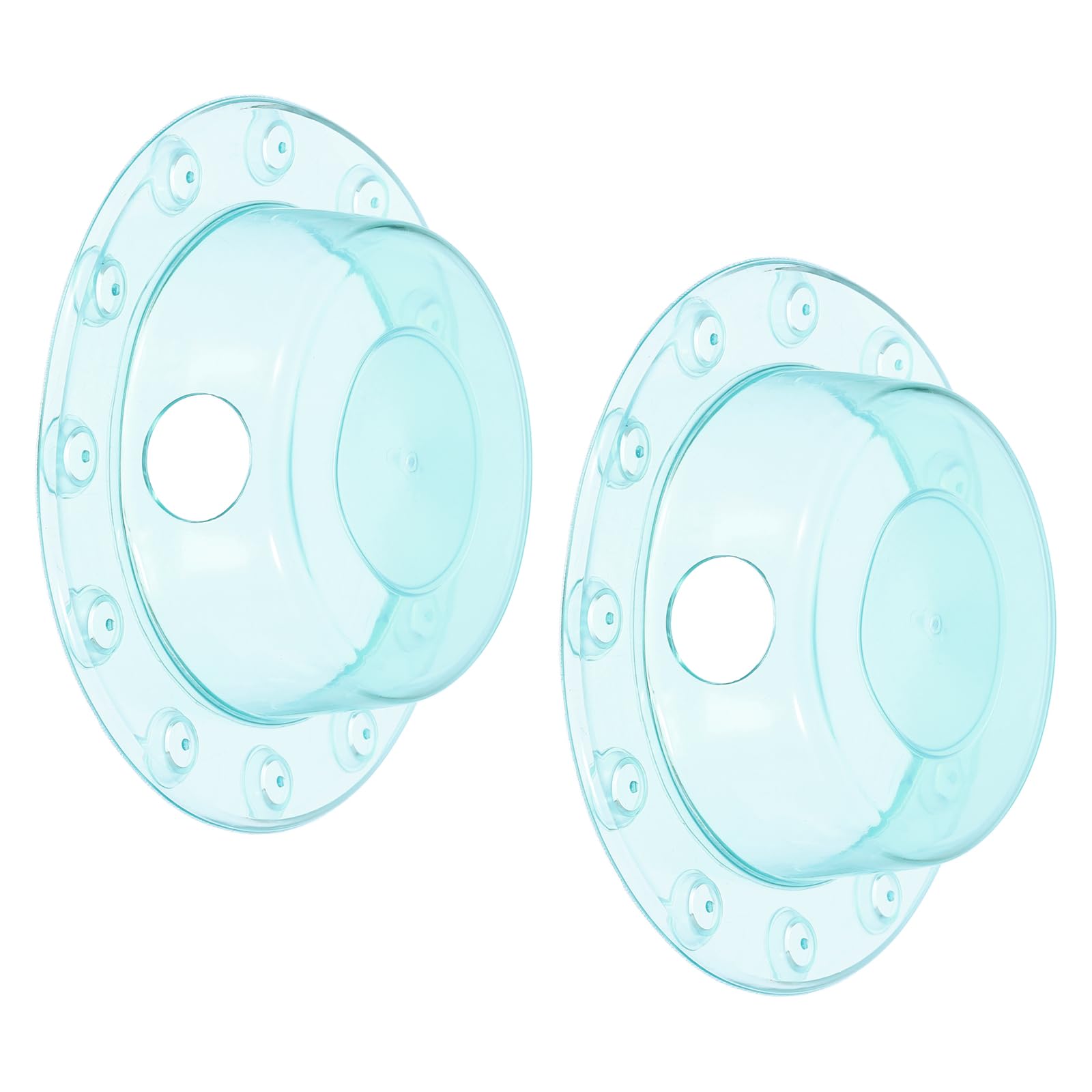 Bouchon de trop-plein pour augmenter la hauteur d'eau, ventouses et PVC souple bleu