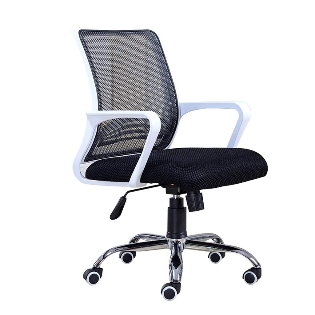Silla ergonómica de escritorio de oficina, asiento giratorio de 360°, silla giratoria ejecutiva con base de acero reforzado
