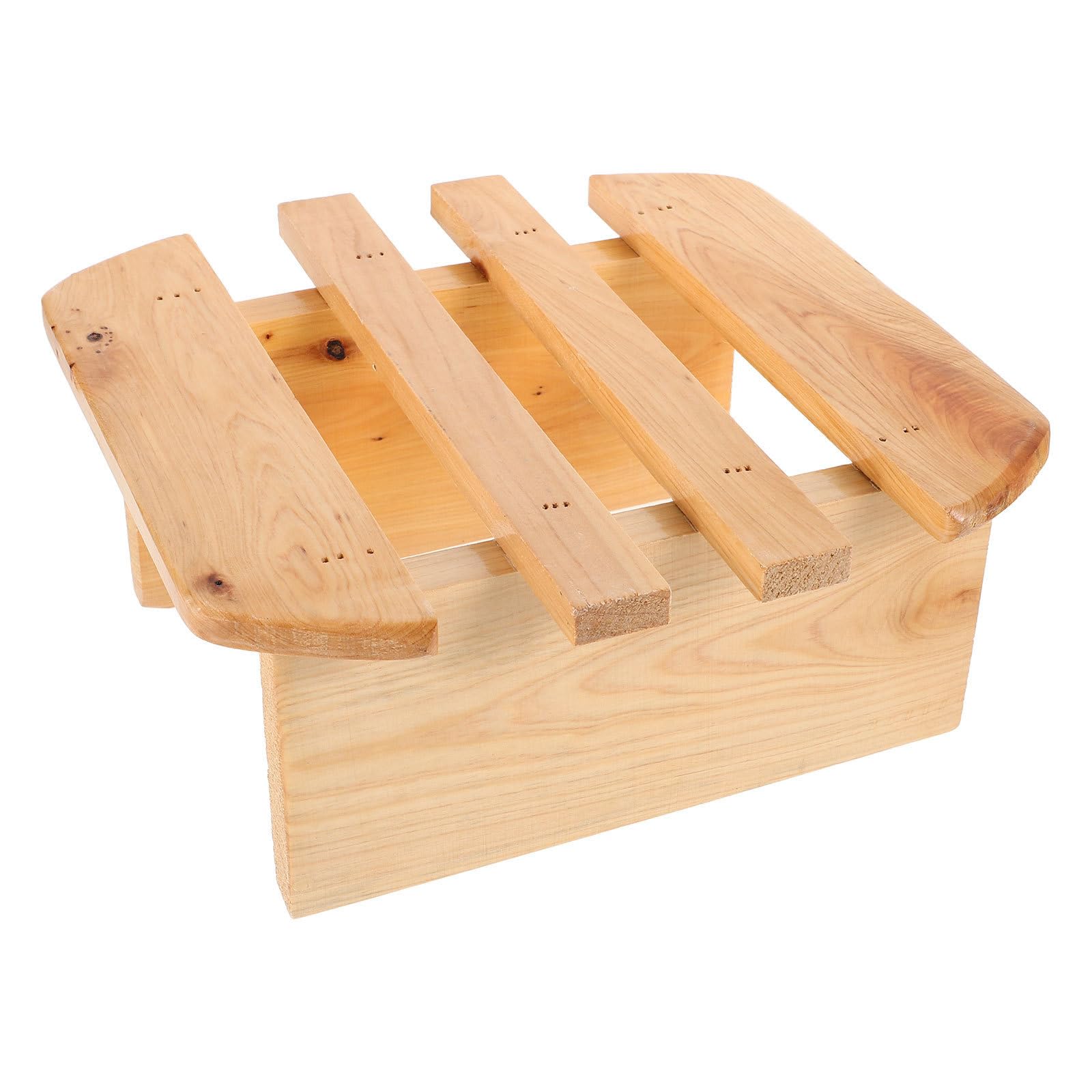 Taburete de madera ergonómico ideal para facilitar el día a día en el baño