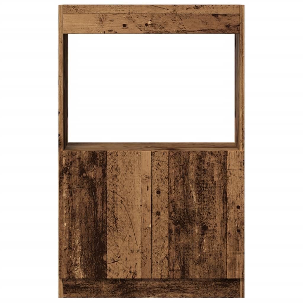 VidaXL Highboard Altholz Hoher Stauraum Mit 2 Türen Klassischen