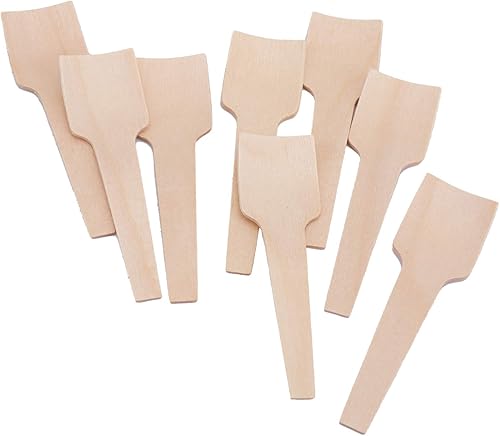 Miniatura 5 de Bekith Paquete de 400 mini cucharas de madera, cuchara desechable de 2-3/4 pulgadas para manualidades, exfoliantes de azúcar orgánico, degustación y