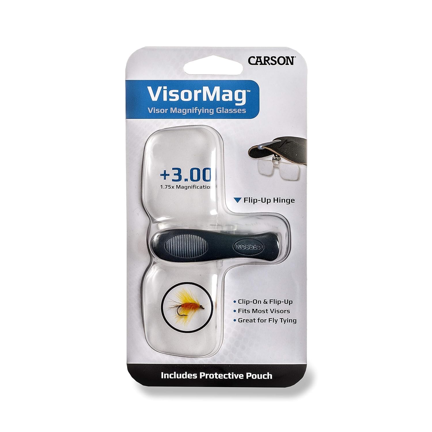 Carson VM-10 VisorMag soczewki powiększające 1,75 x bez użycia rąk montowane na czapce
