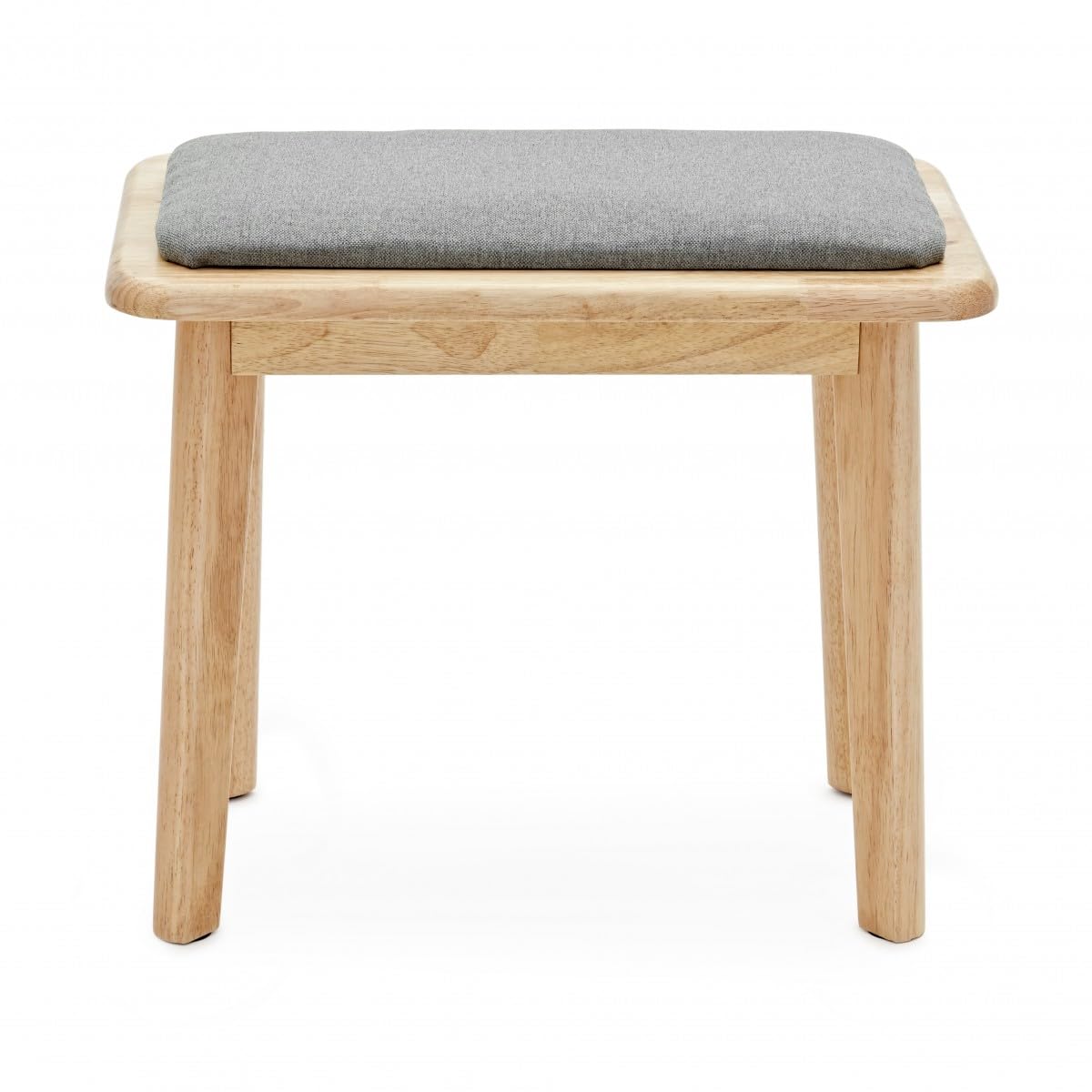 gear4music Banqueta de Piano Moderna, Light Oak | Taburete elegante y cómodo en madera maciza, construcción robusta y duradera, cojín acolchado revestido en tela