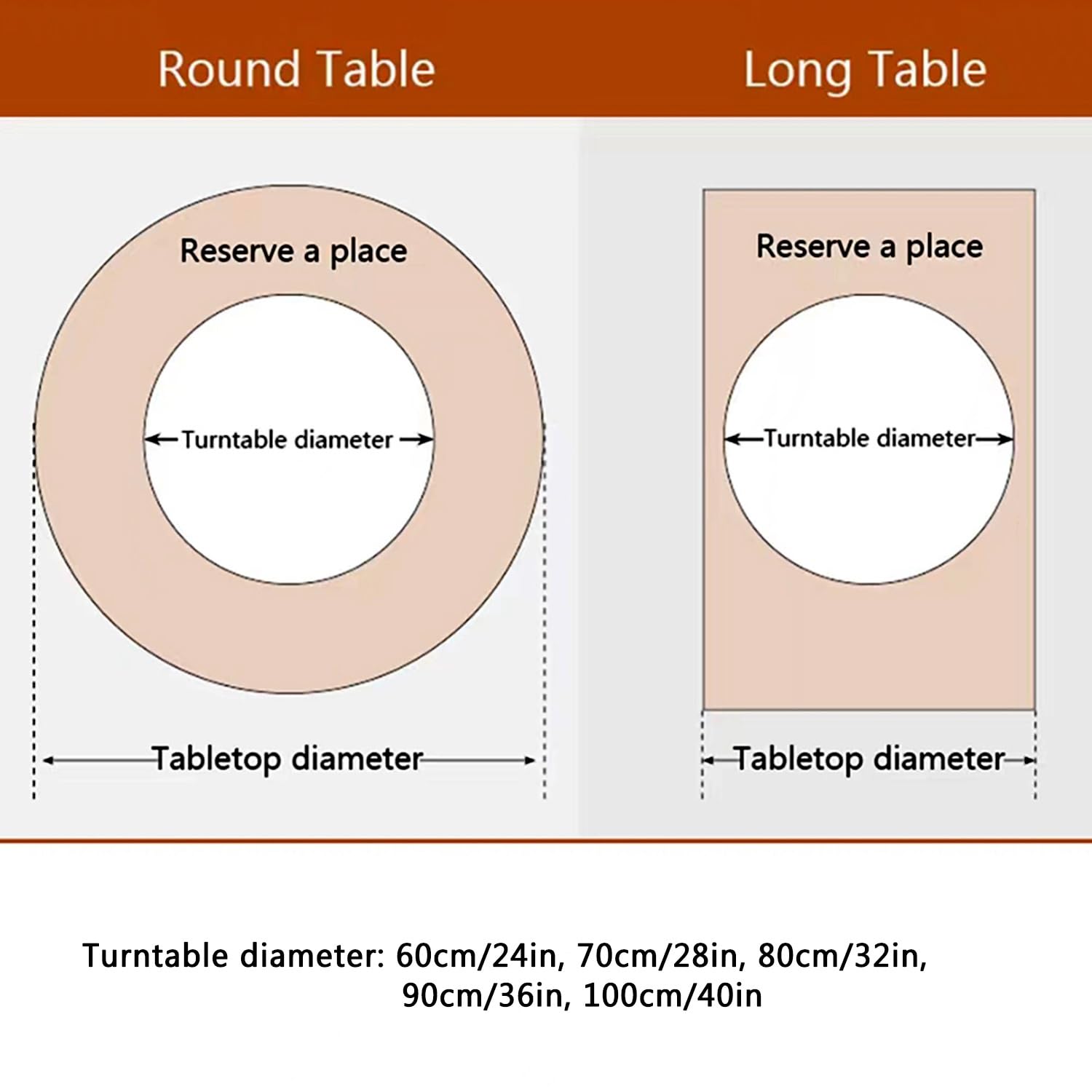 Plateau Tournant Rond Lazy Susan, Plateau Tournant en Ardoise, Assiette de Service Rotative à Texture Marbre, Rotation Silencieuse à 360°, Facile à Nettoyer(Matte White,60cm/24)