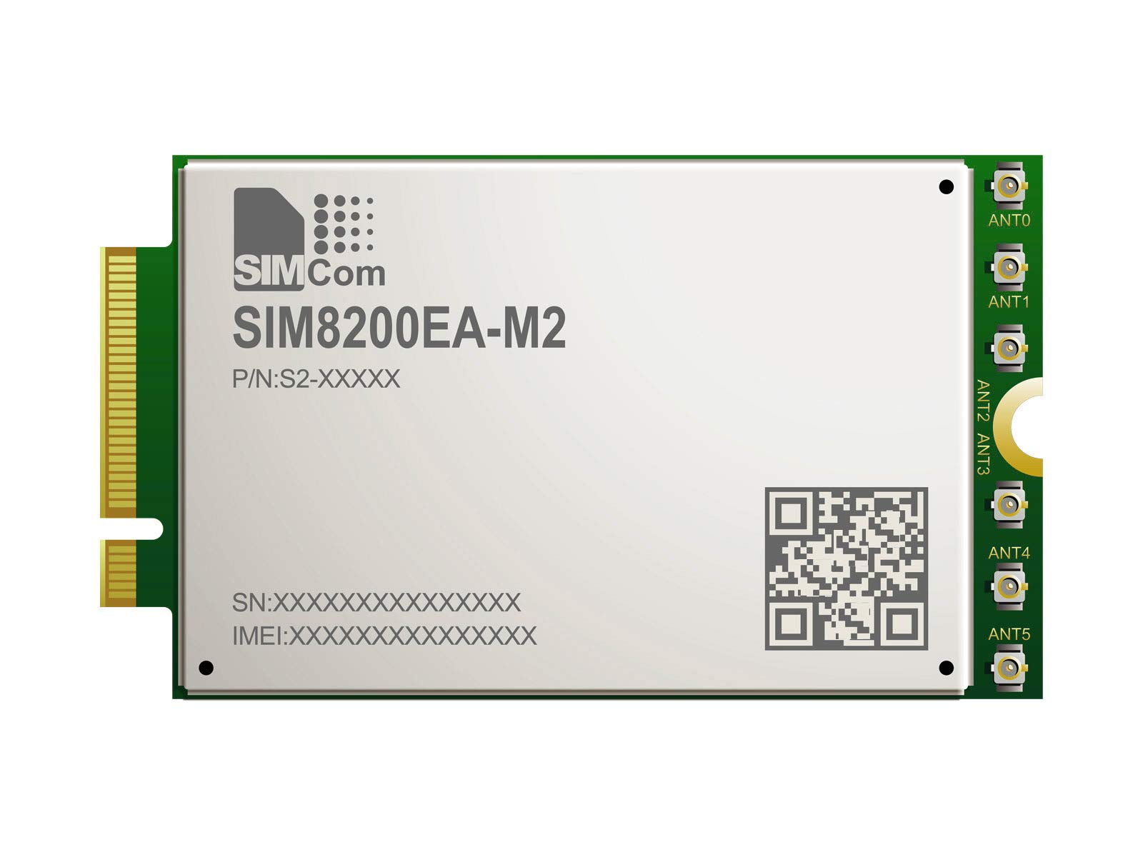 Waveshare SIM8200-M2 SIMCom Original 5G Module M.2 Form Factor High Throughput Data Communication