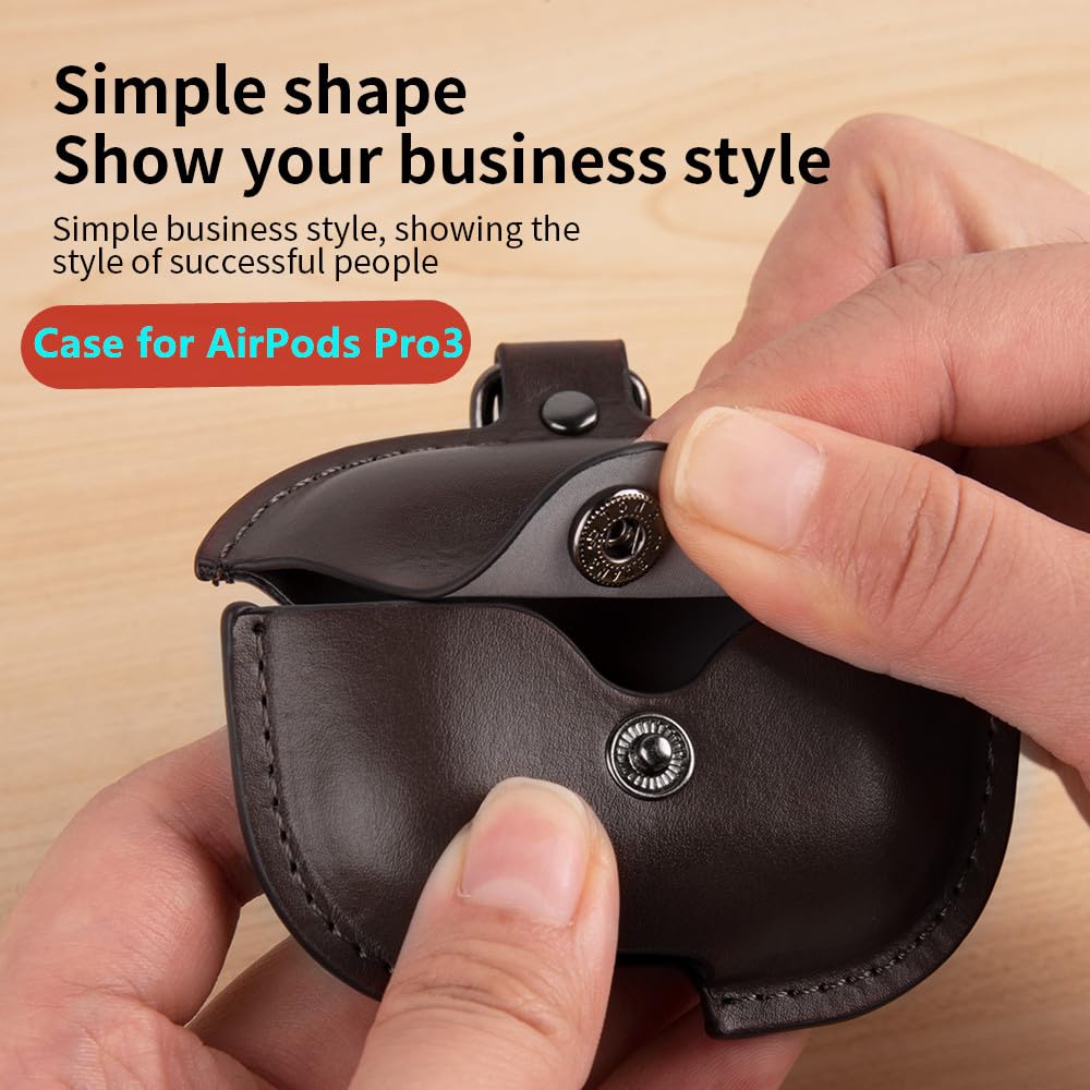 Amazon | AirPods Pro3用レザーケース、AirPod Pro第3世代用ケース