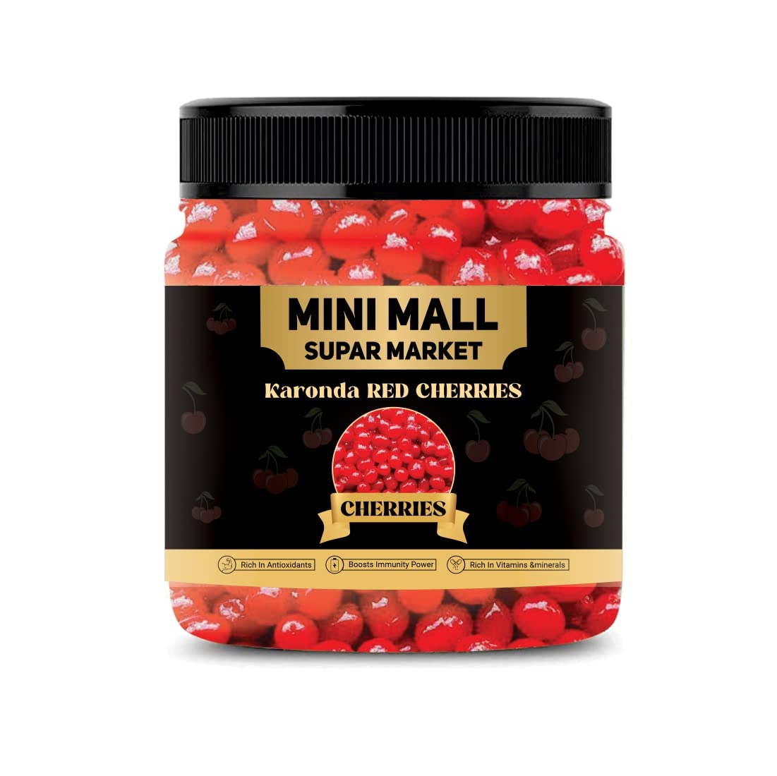 MiniMall Super Market Candied Karonda Red Cherries Jar/Glazed Candied Cherry Fruit/Ideal for Cakes & Cookies Decoration (250 Gm) (B09WF2NBSC) Amazon Price History, Amazon Price Tracker