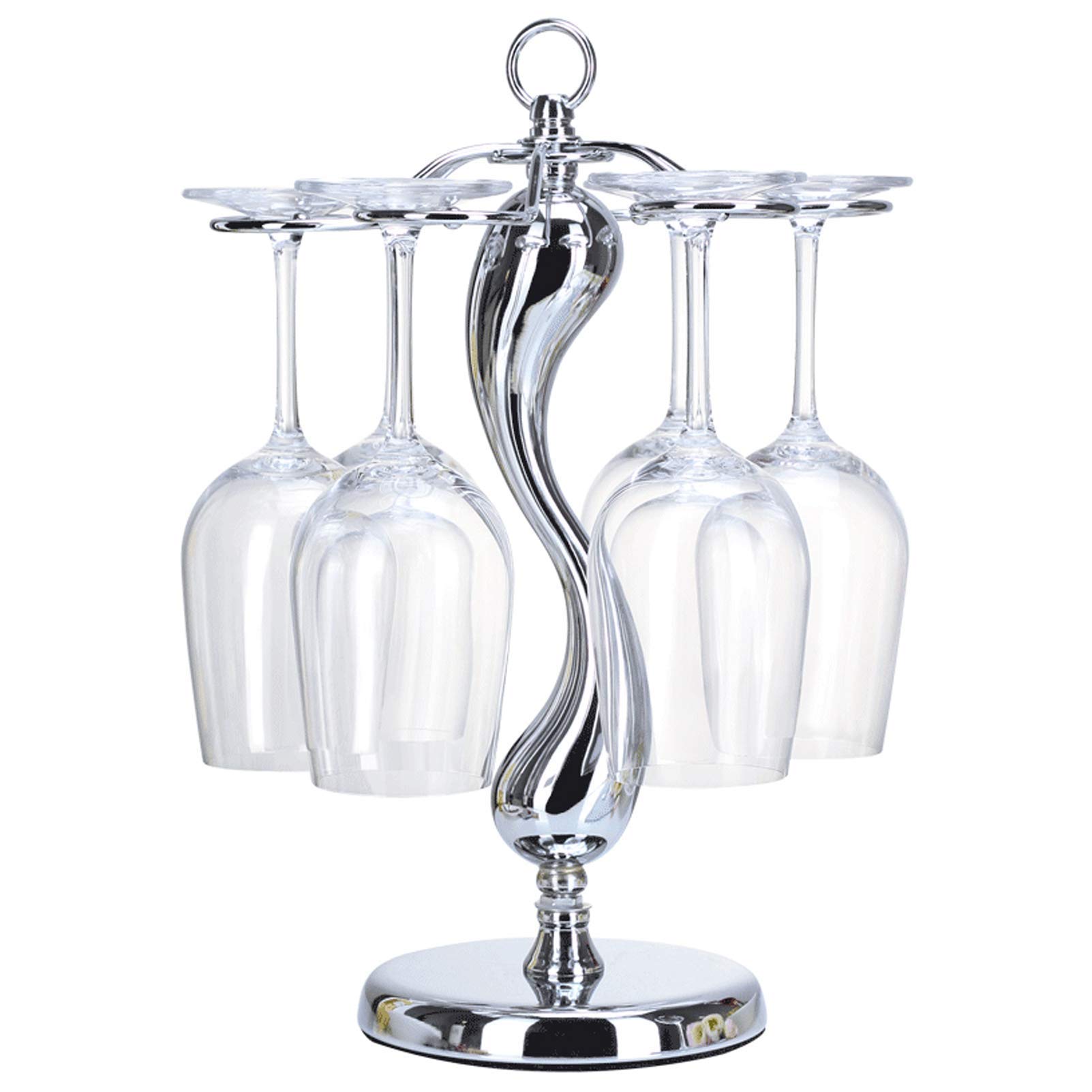 Étagère de décoration de bar pour verre à champagne, présentoir chic de table