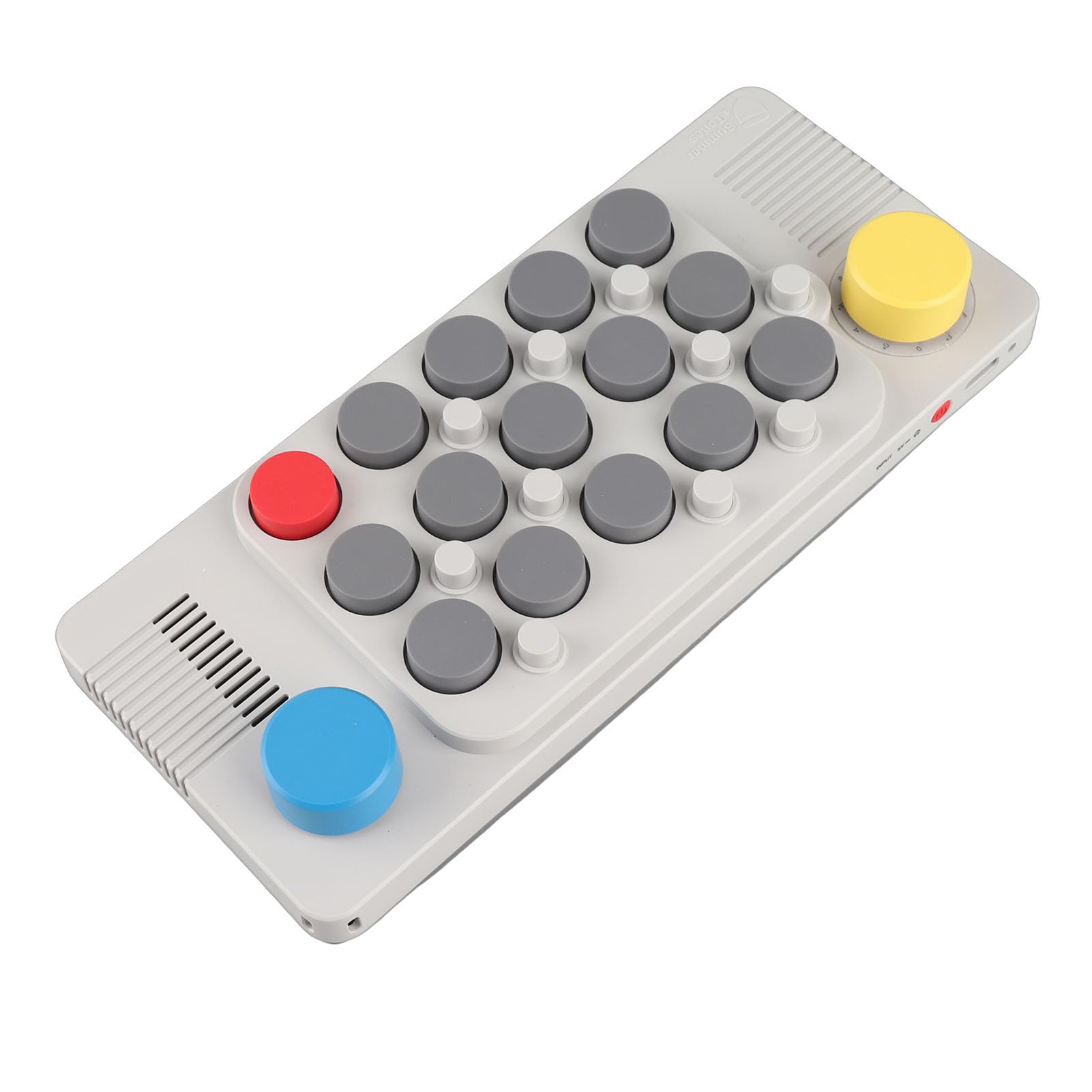 Generic Small Portable Electronic Music Keyboard Organ Piano Toy for Kids Children, Rechargeable Compact Keyboard with Headphone Jack for Musical Enthusiasts, ABS Gray — view 4