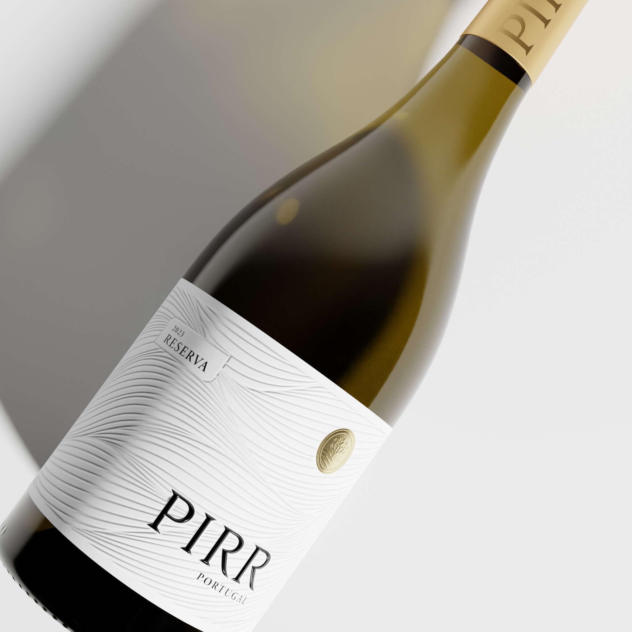PIRR Reserva White 2023, Portuguese Wine Crafted from Handpicked Grapes, Blend of Sauvignon Blanc 50%, Verdelho 20%, Arinto 20% & Alvarinho 10%, Crisp & Refreshing White Wine 750ml Bottle
